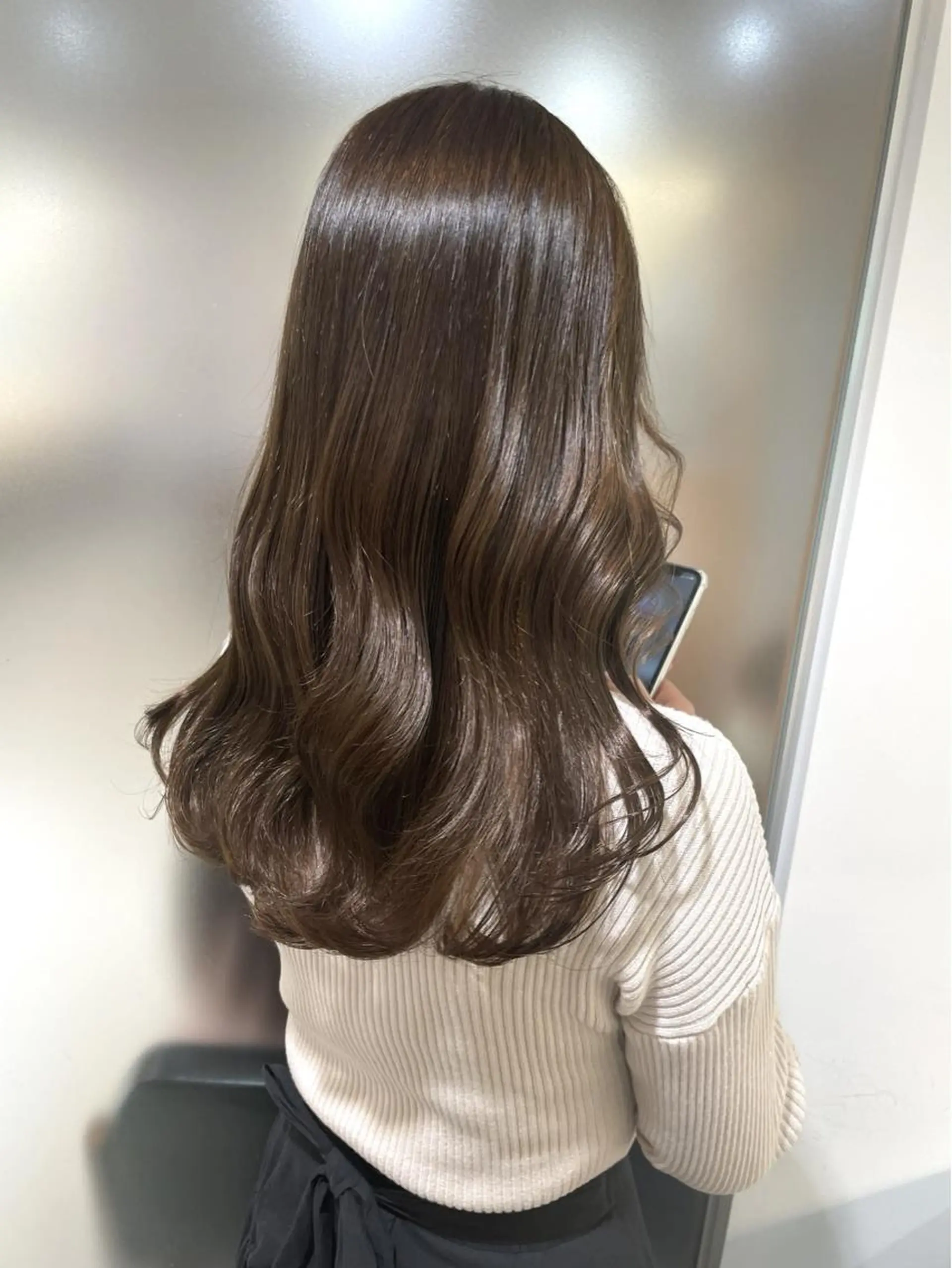 ロング カラー カット 佐藤 梨里花 ❤︎のヘアスタイル
