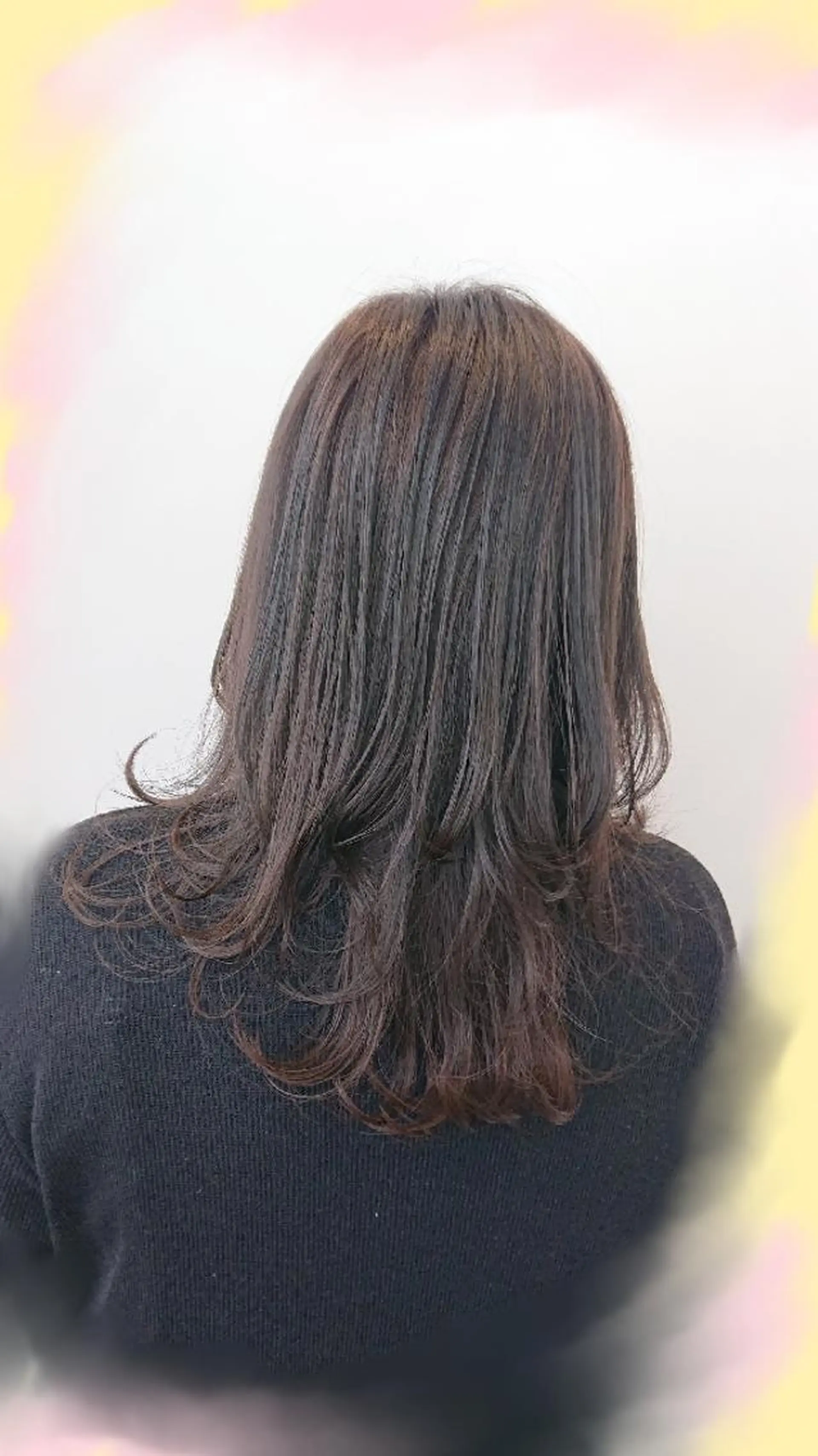 ロング ロングレイヤー くびれヘア くせ毛 レイヤーカット ロング ヘアカラー トリートメント 松浦 美和【miwa】のヘアスタイル