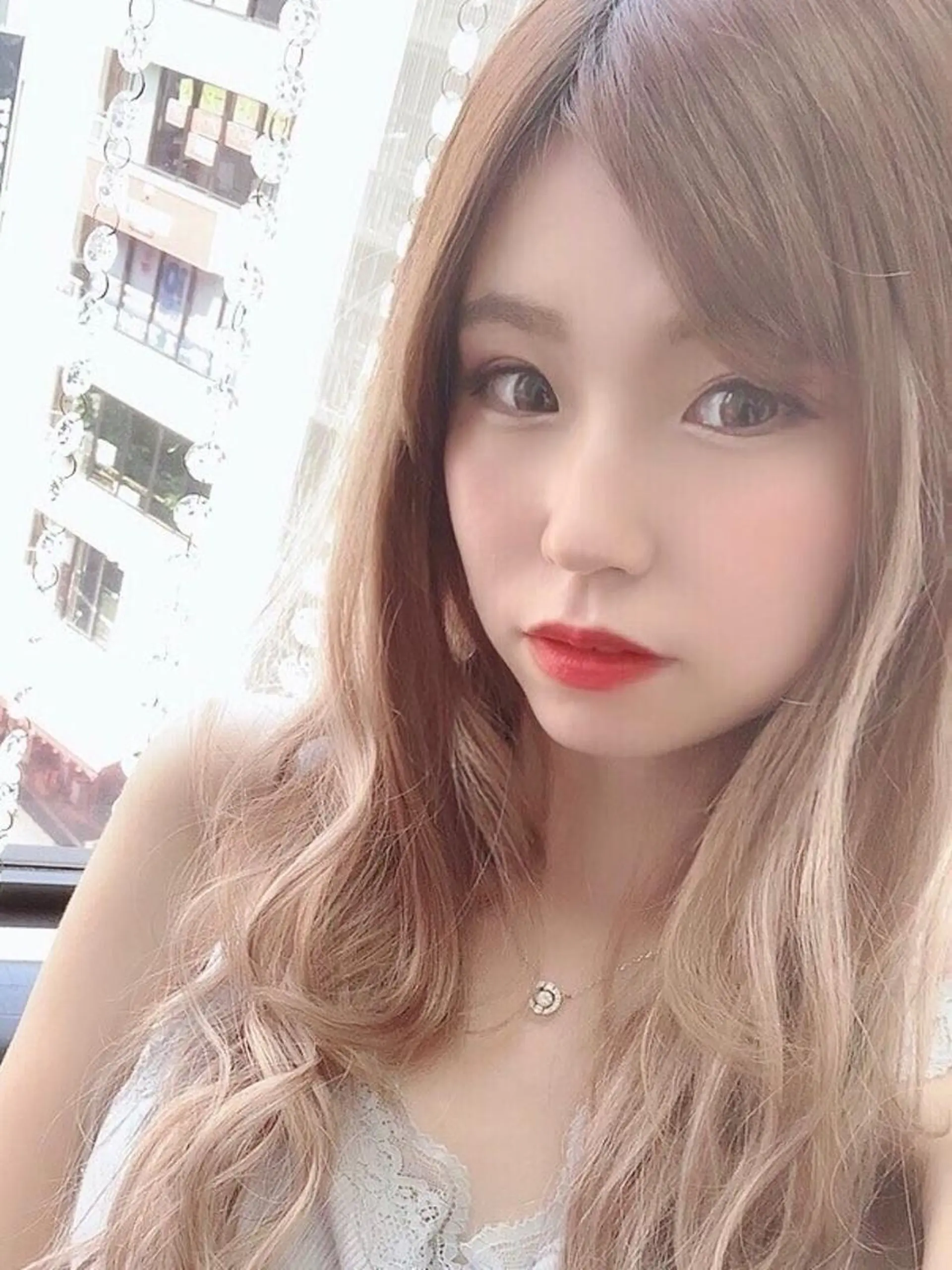 ロング カラー ヘアアレンジ レミーエクステ大阪 Device梅田のヘアスタイル