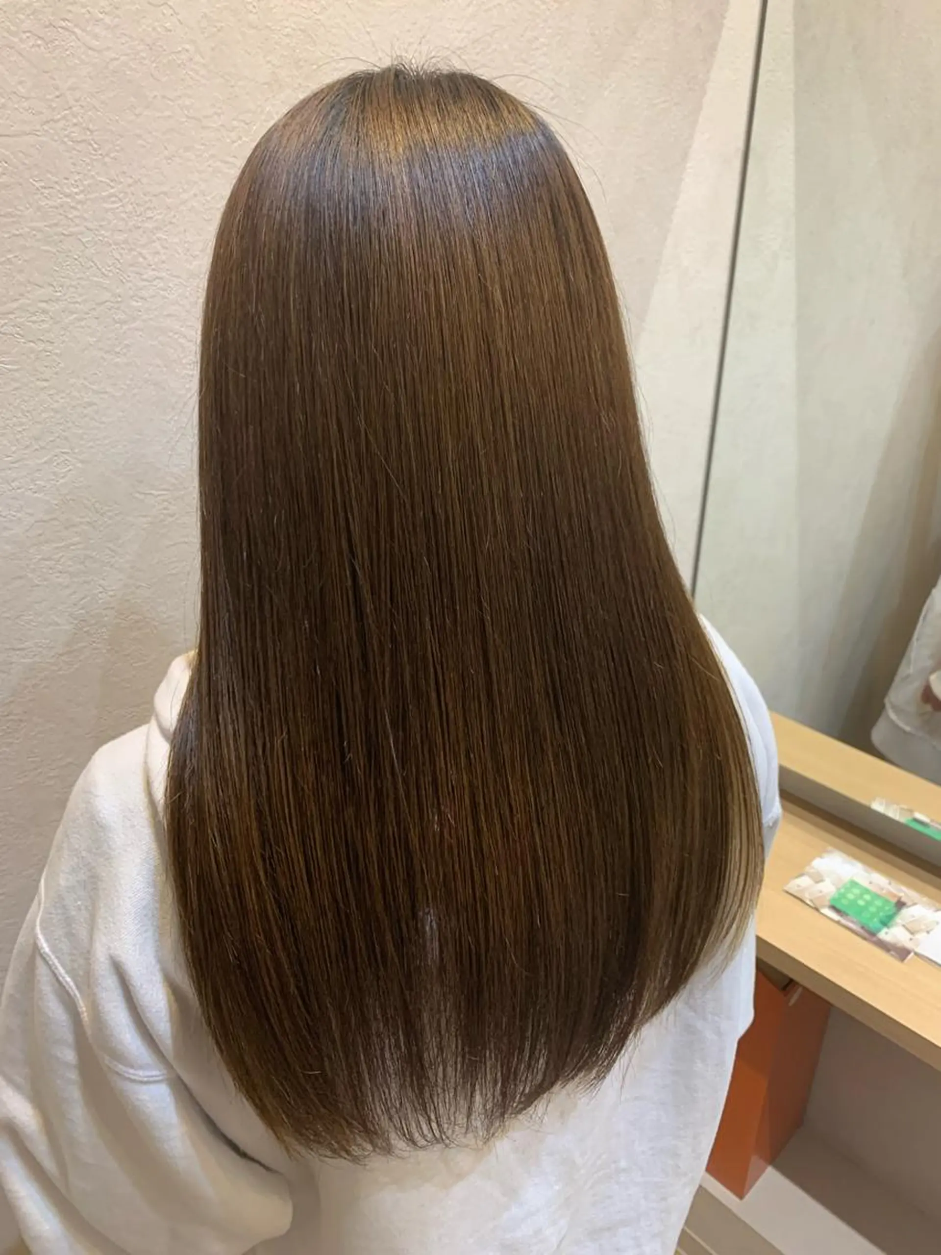ロング カット ヘアカラー 縮毛矯正 newiネウィ _naoのヘアスタイル