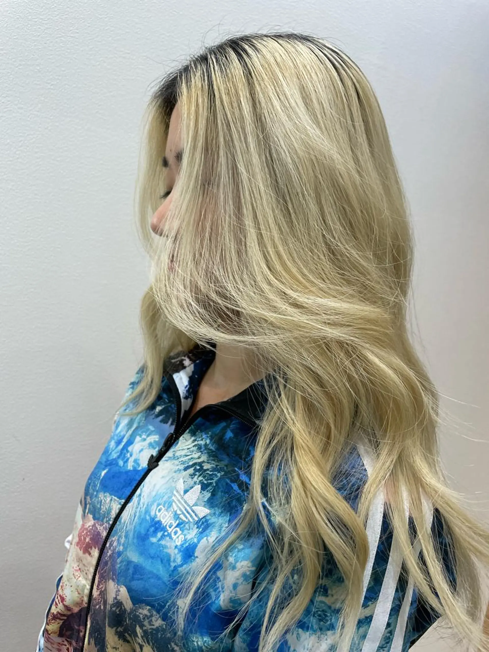 ロング 顔周りカット かきあげバング レイヤーカット RAWR　Hair Brio所属・髪質改善/ブリーチ /ユウキ🫧🌸のヘアスタイル