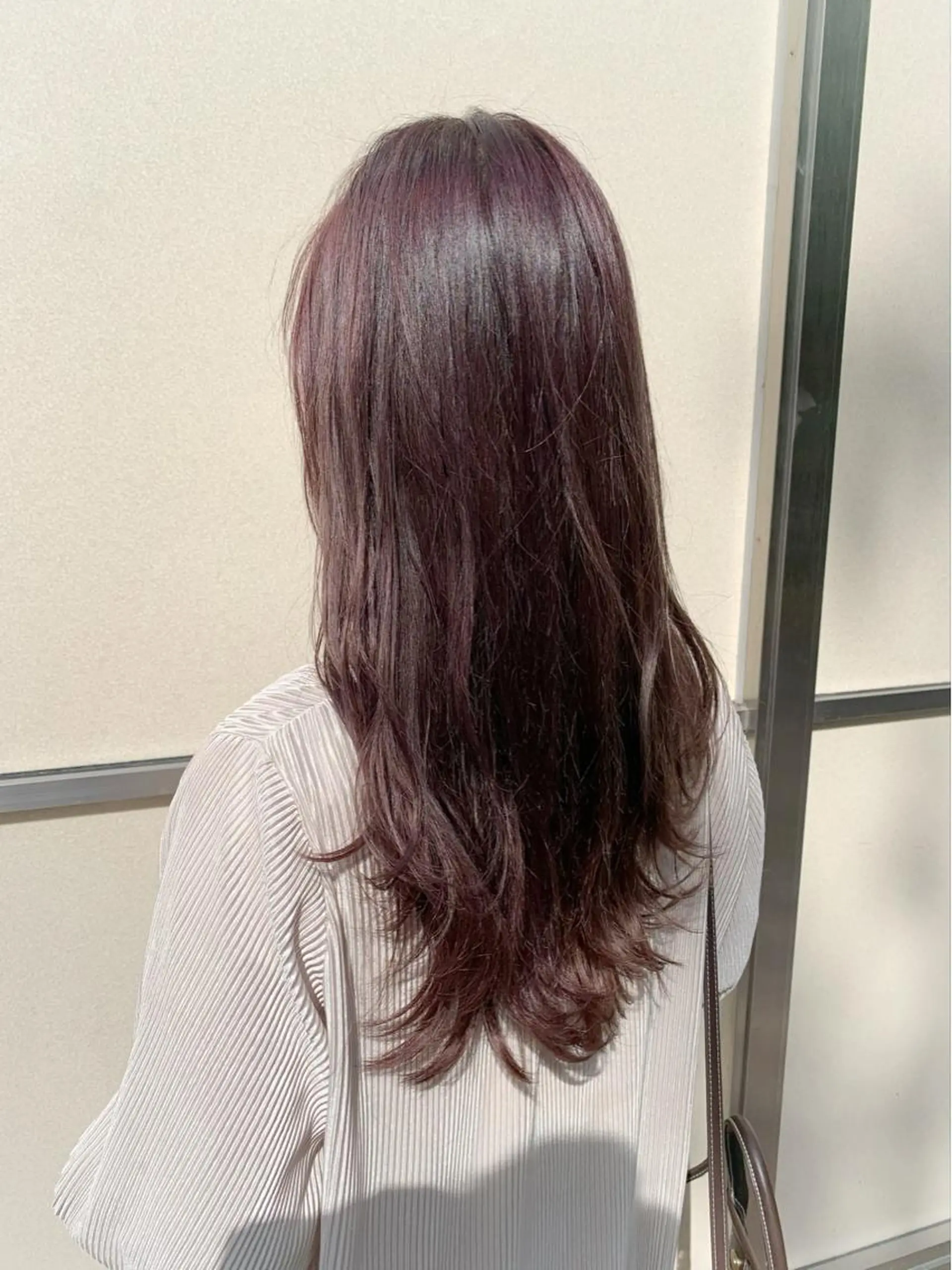 ロング カラー ピンクカラー バイオレットカラー minami /髪質改善のヘアスタイル