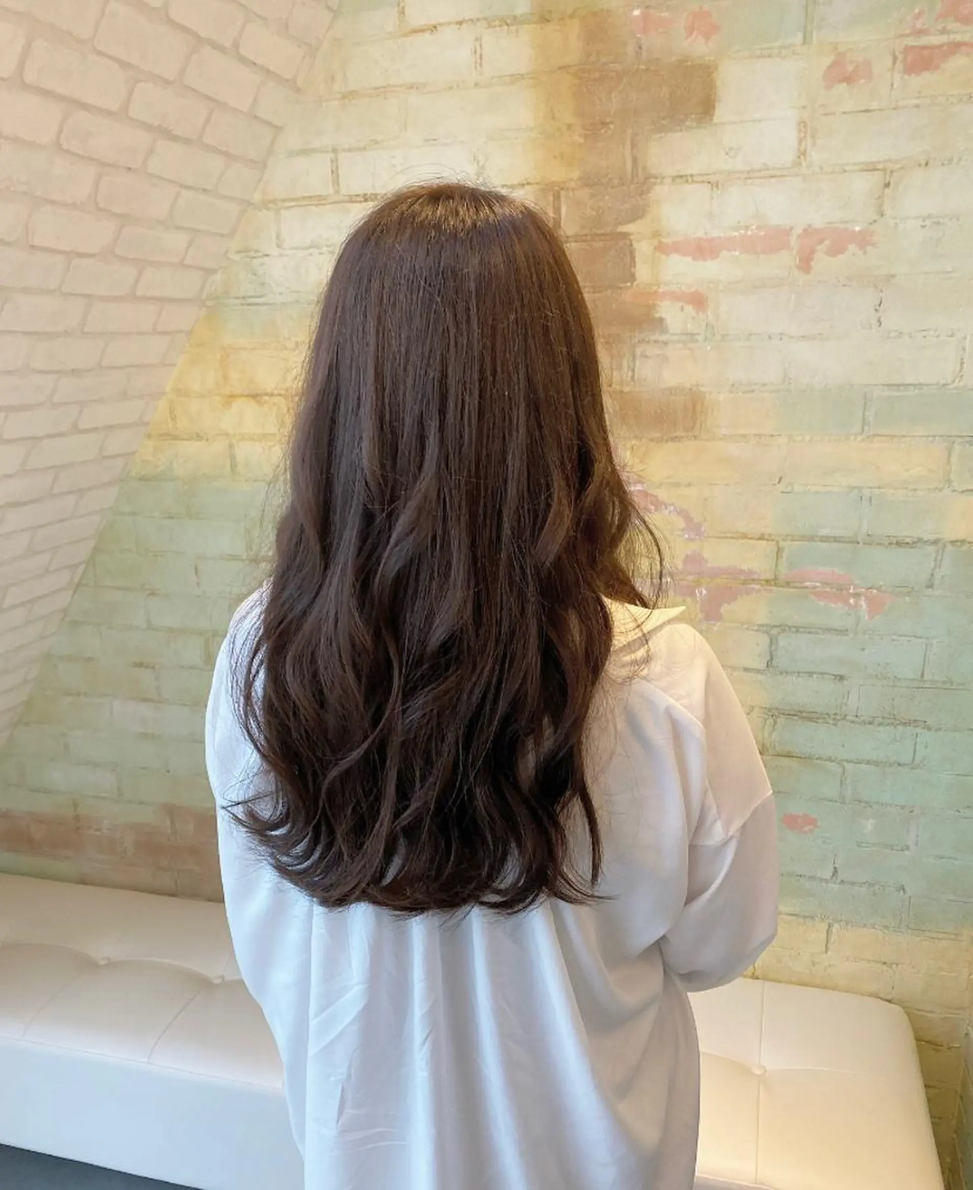 ロング カラー ヘアカラー トリートメント YUNA ユウナのヘアスタイル