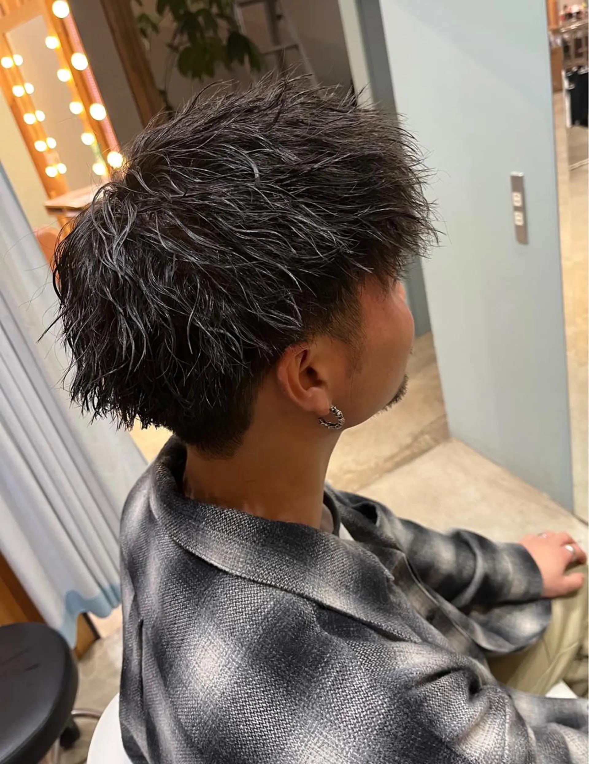 パーマ メンズ 刈り上げ カット パーマ TAKAHASHI REIKAのヘアスタイル