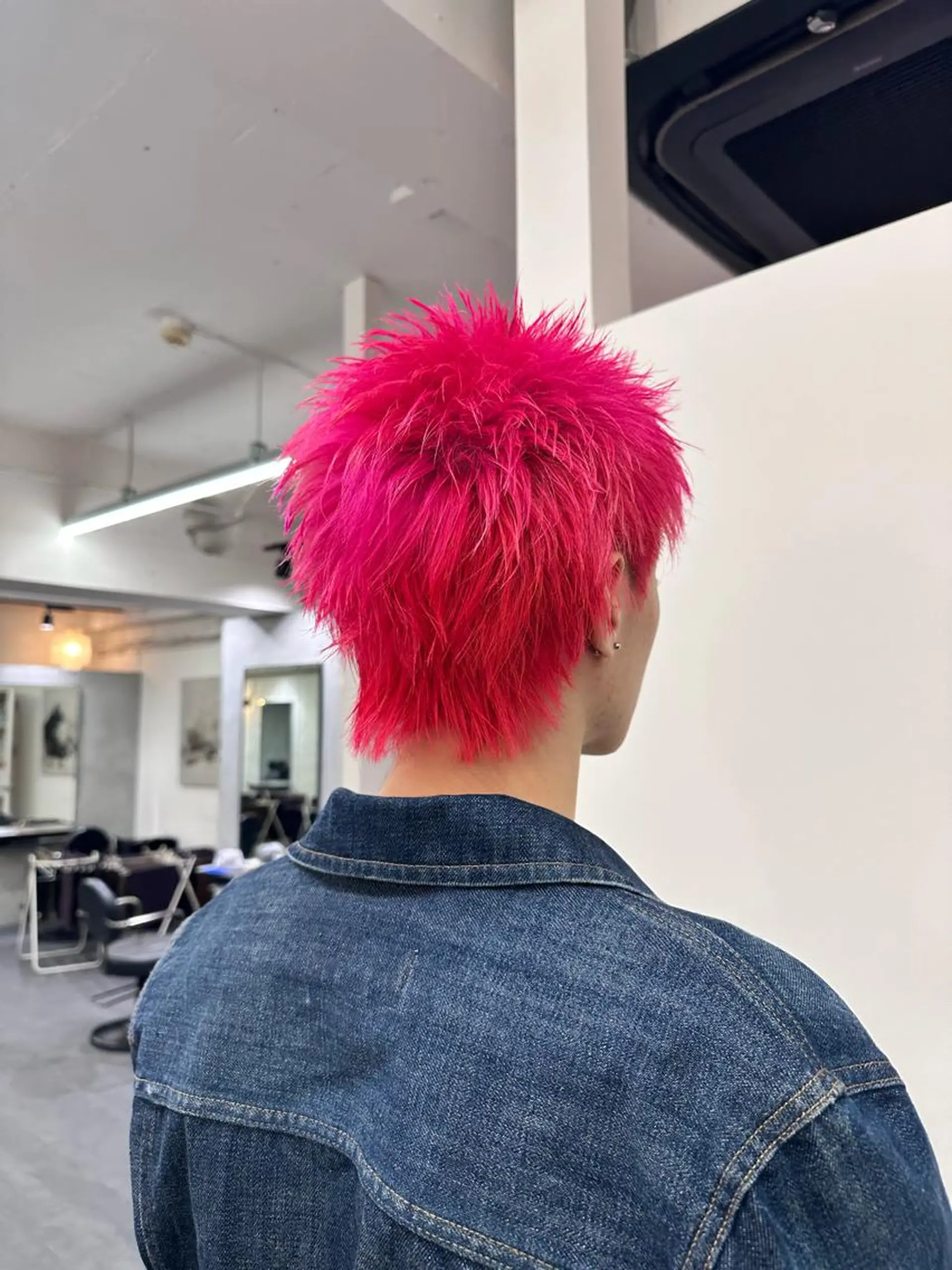 メンズ カット ヘアカラー トリートメント 梅田ハイトーン チダ ヒナノのヘアスタイル