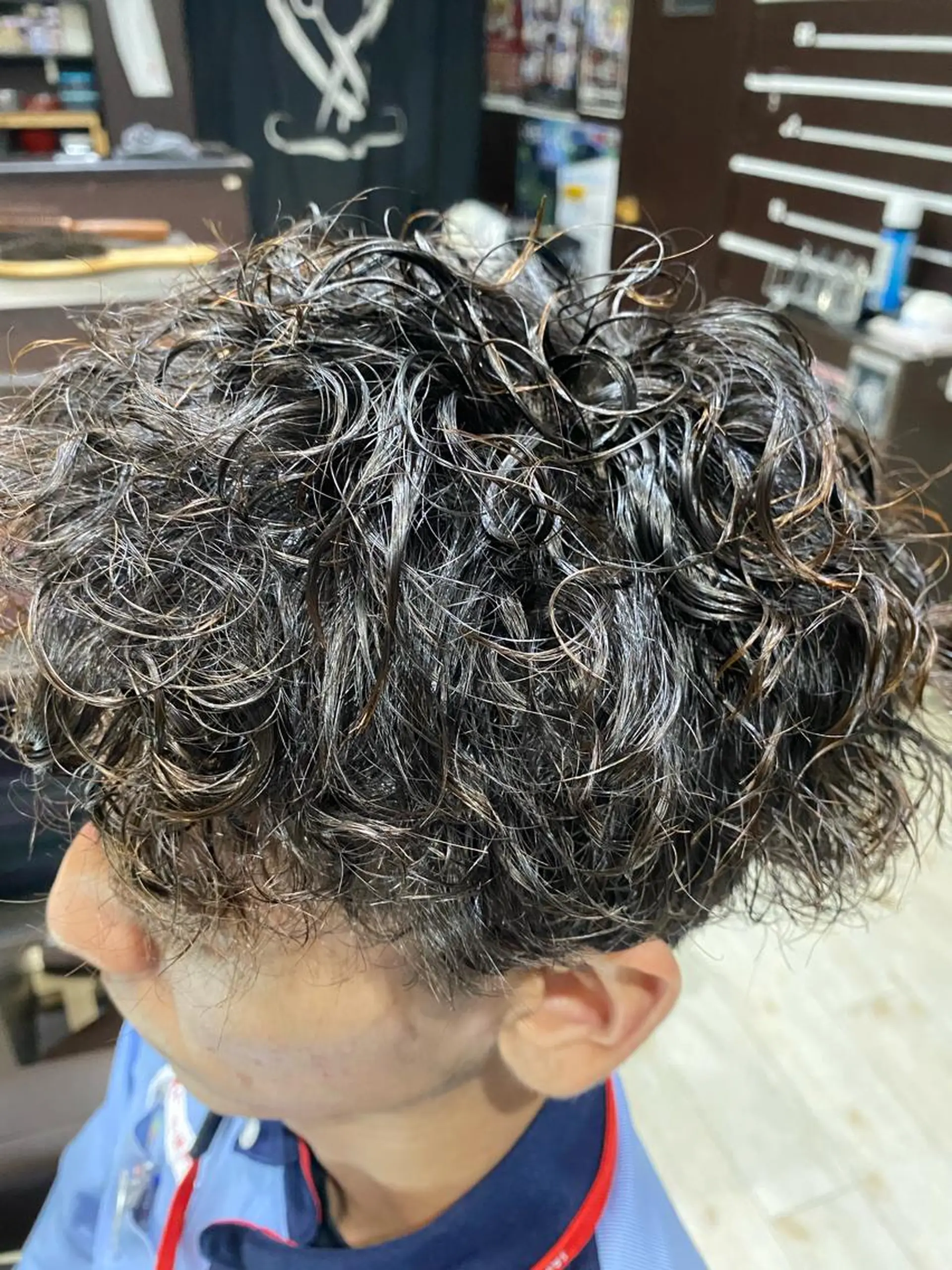 ミディアム パーマ ミディアムパーマ スパイラルパーマ BADBARBER蒲田店所属・barber goriのその他イメージ