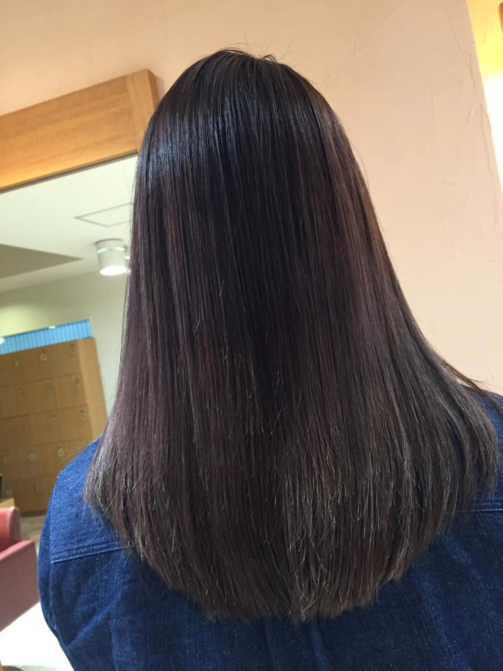 ロング カラー アッシュ ブルーカラー un所属・un 溝の口 伊豆本のマツエク・マツパデザイン