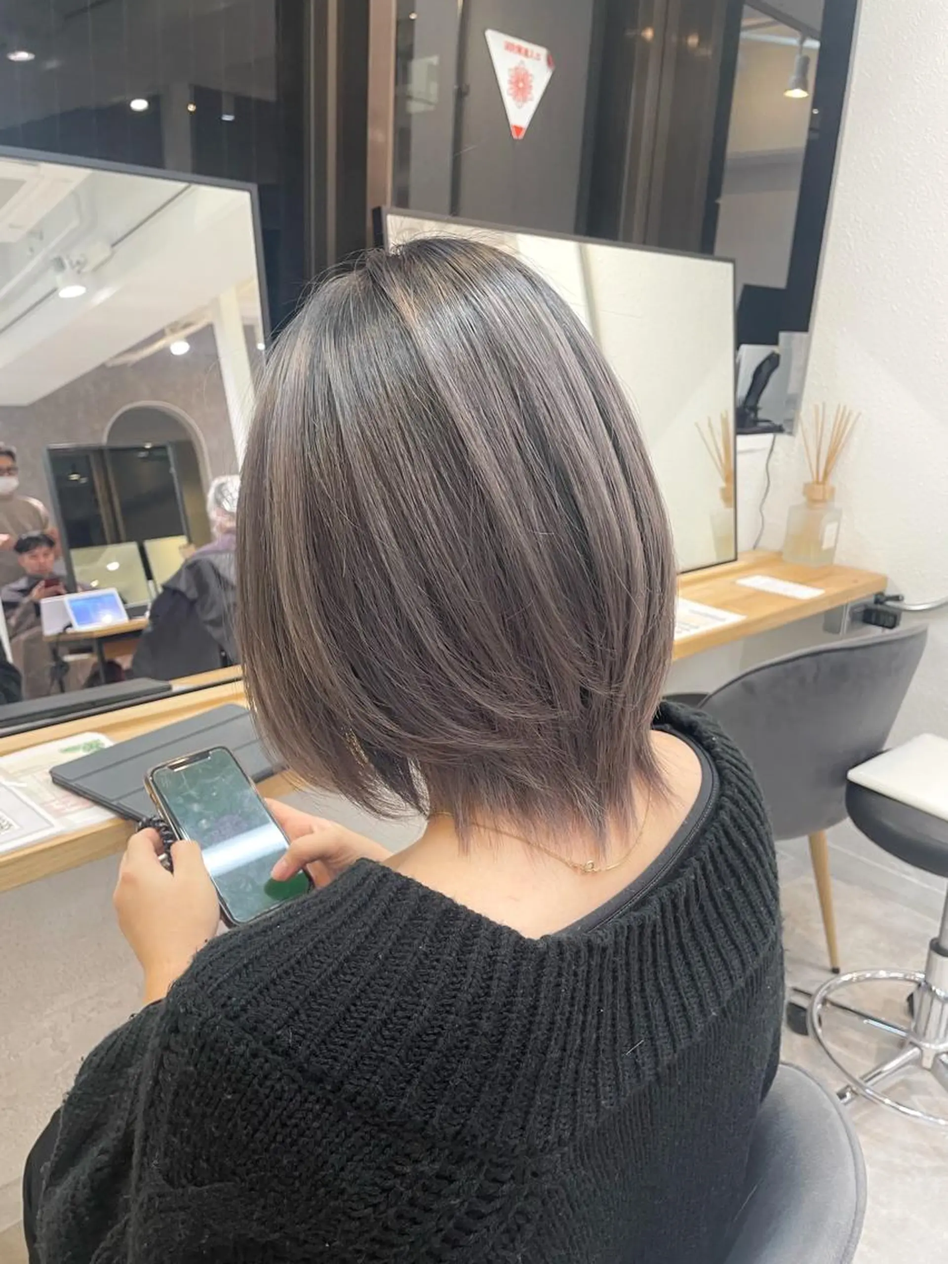 ショート カラー 田中大星 /ボブ 縮毛矯正のヘアスタイル