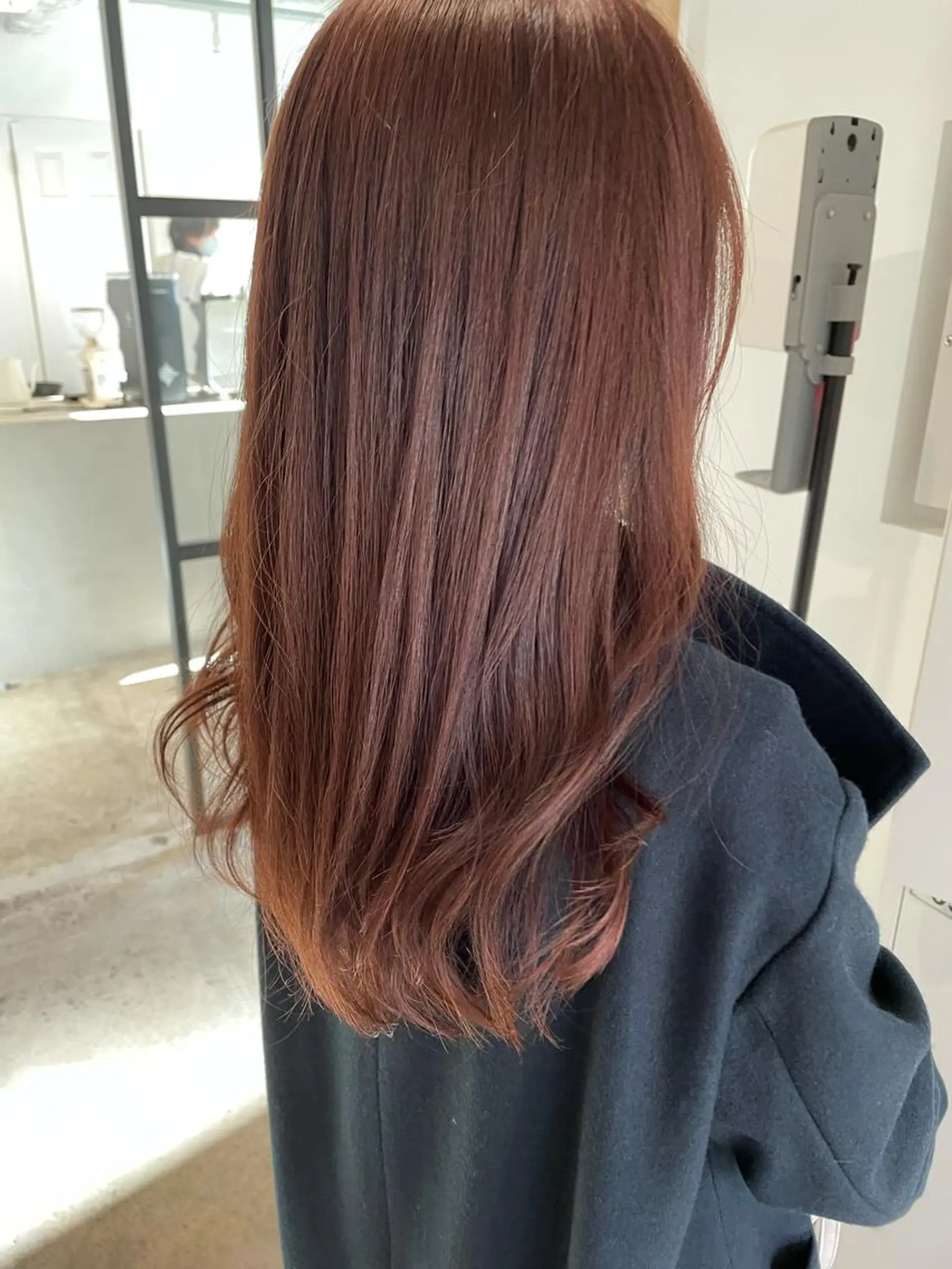 セミロング カラー ベージュカラー ブリーチ ブリーチなしカラー ピンクカラー ピンクベージュ カット ヘアカラー トリートメント 中目黒🌼 🌼ハナのヘアスタイル
