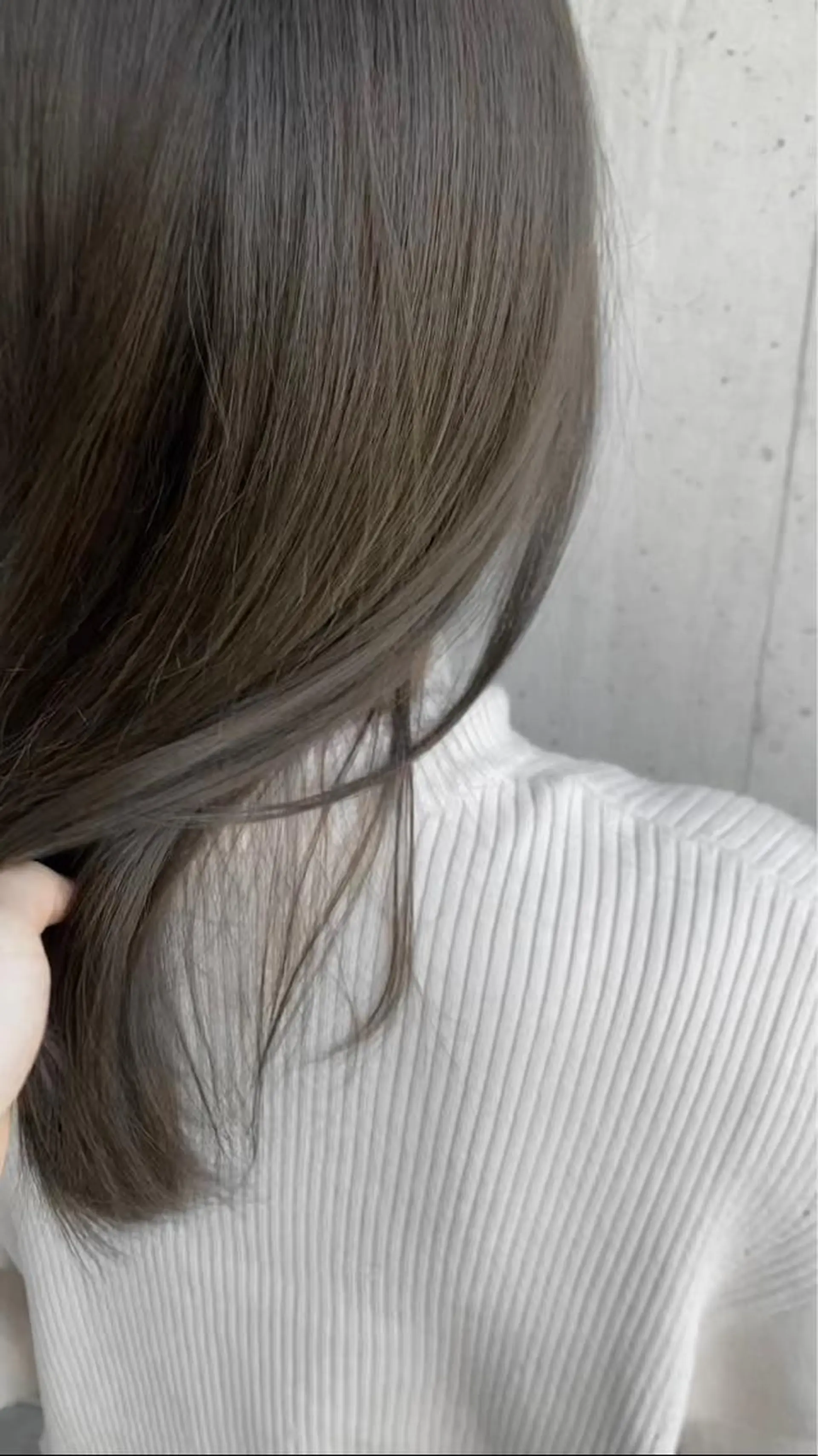 セミロング カット ヘアカラー トリートメント 韓国スタイル🇰🇷 minamiのヘアスタイル