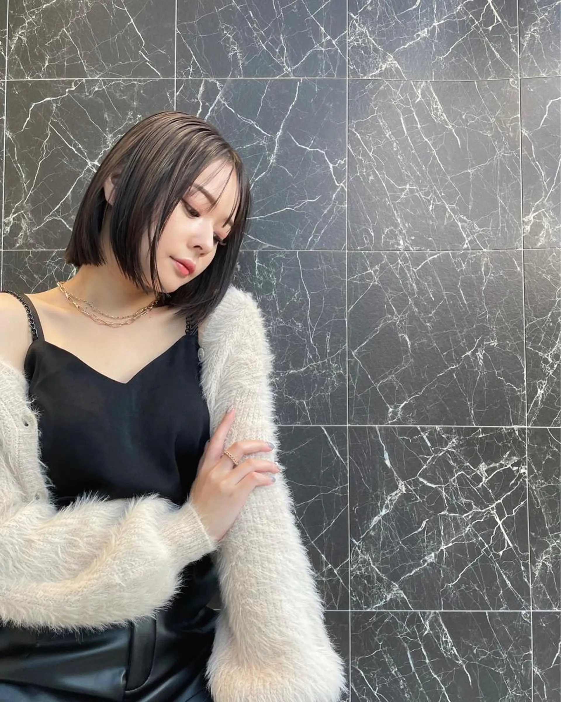 ショート チダアキフミ Ash大森のヘアスタイル