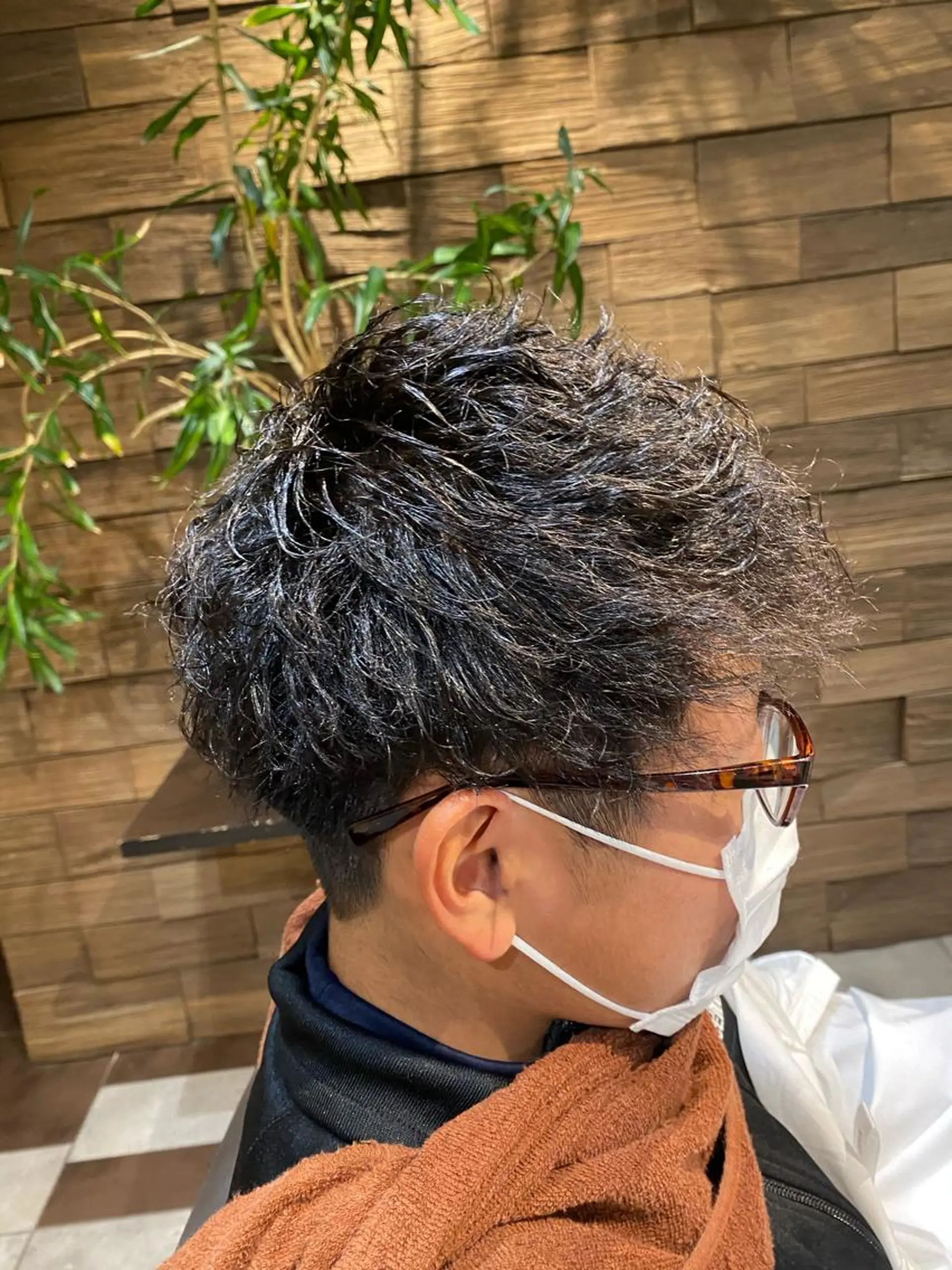 ショート パーマ ツイストパーマ 川越 輝梨奈のヘアスタイル