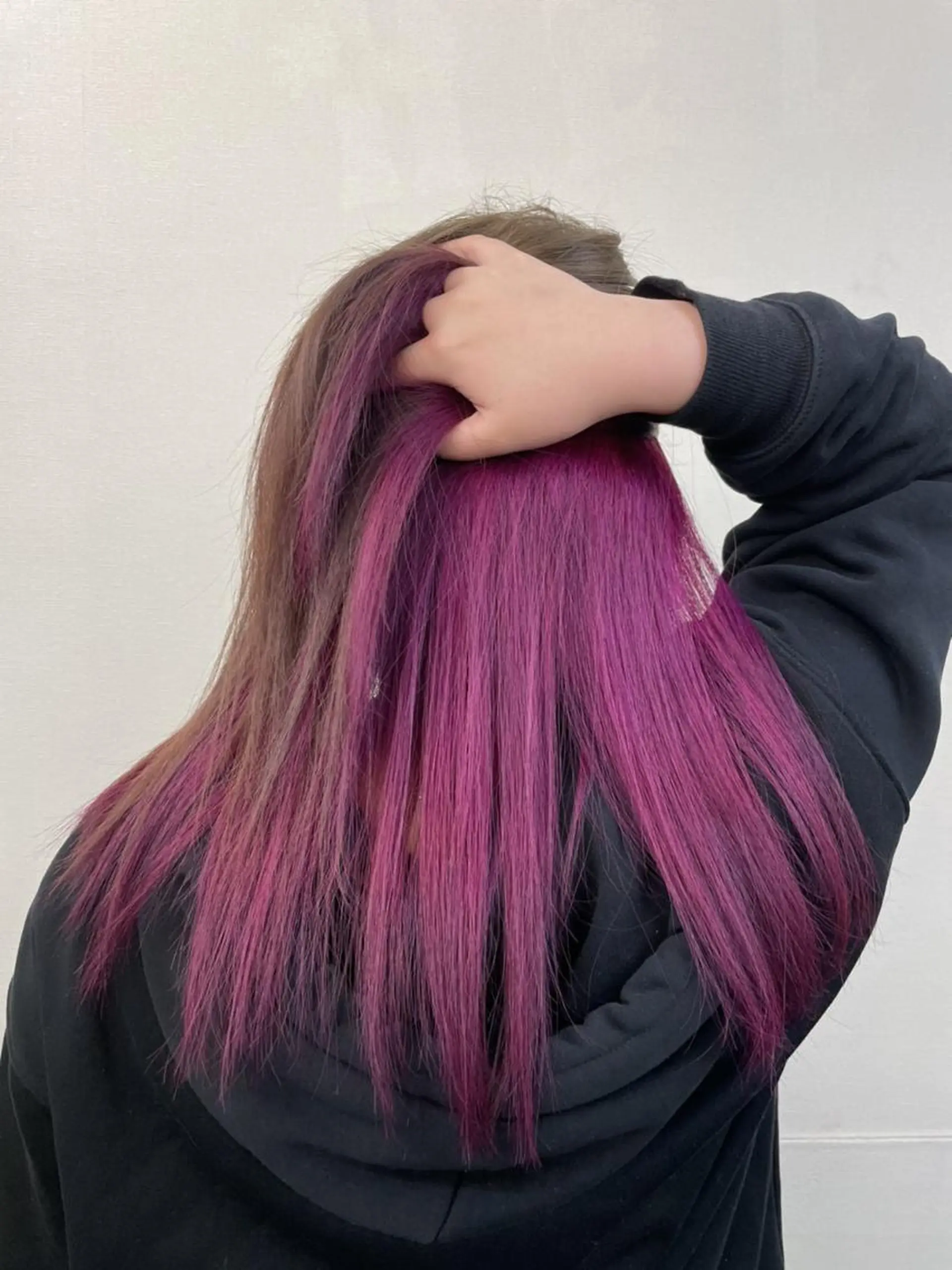 セミロング カラー インナーカラー IN∞hair インヘアーのヘアスタイル