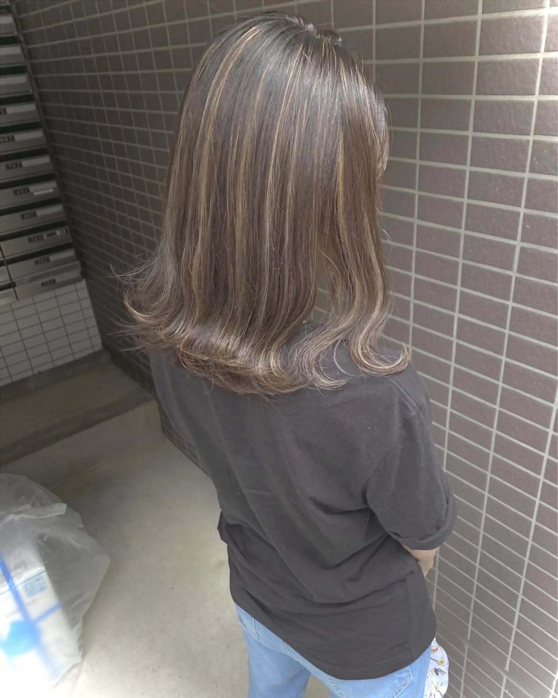 ミディアム カラー ショート、ボブ シマダマサトのヘアスタイル