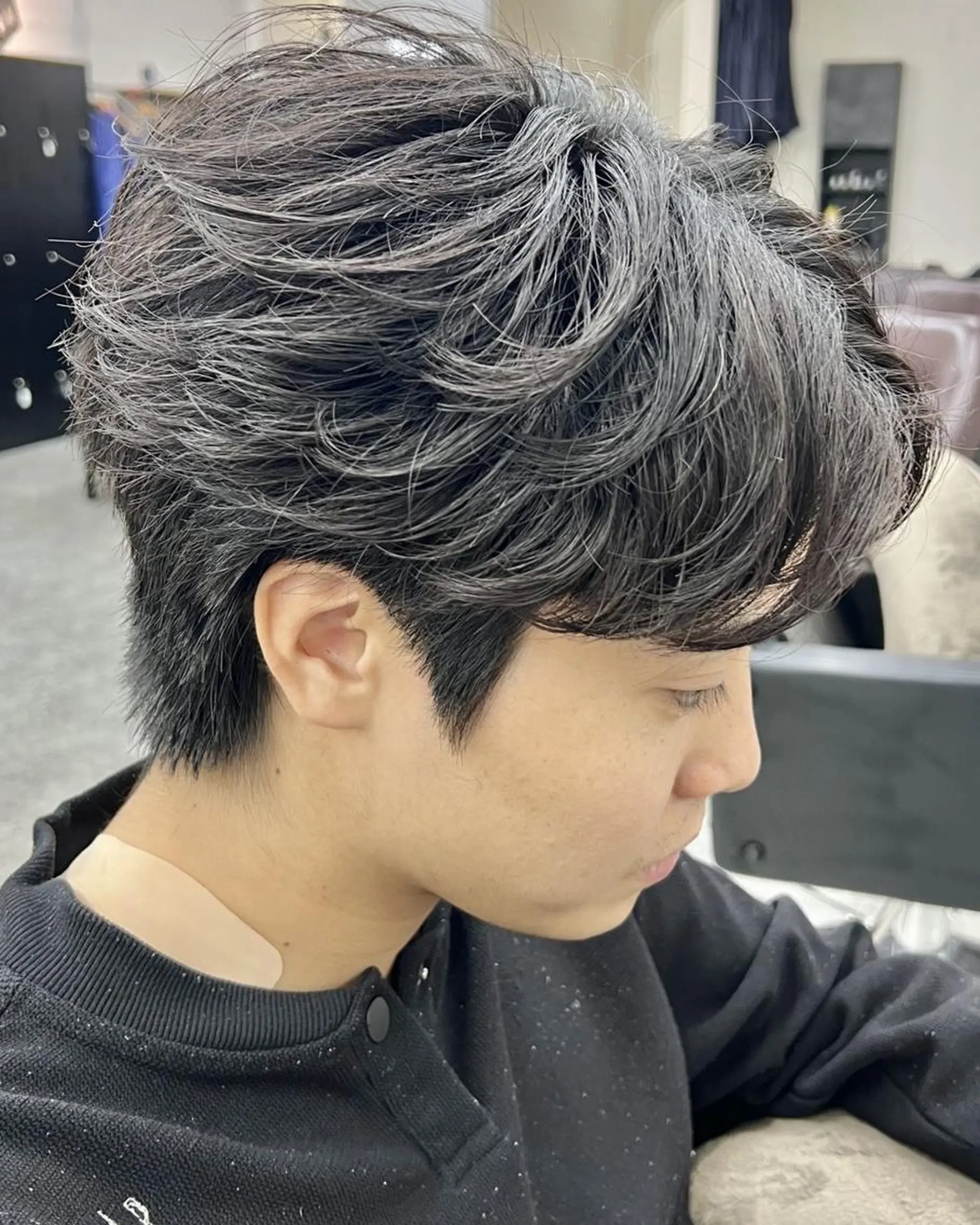 パーマ メンズ カット パーマ GLOP HOMME 店長　アオトのヘアスタイル