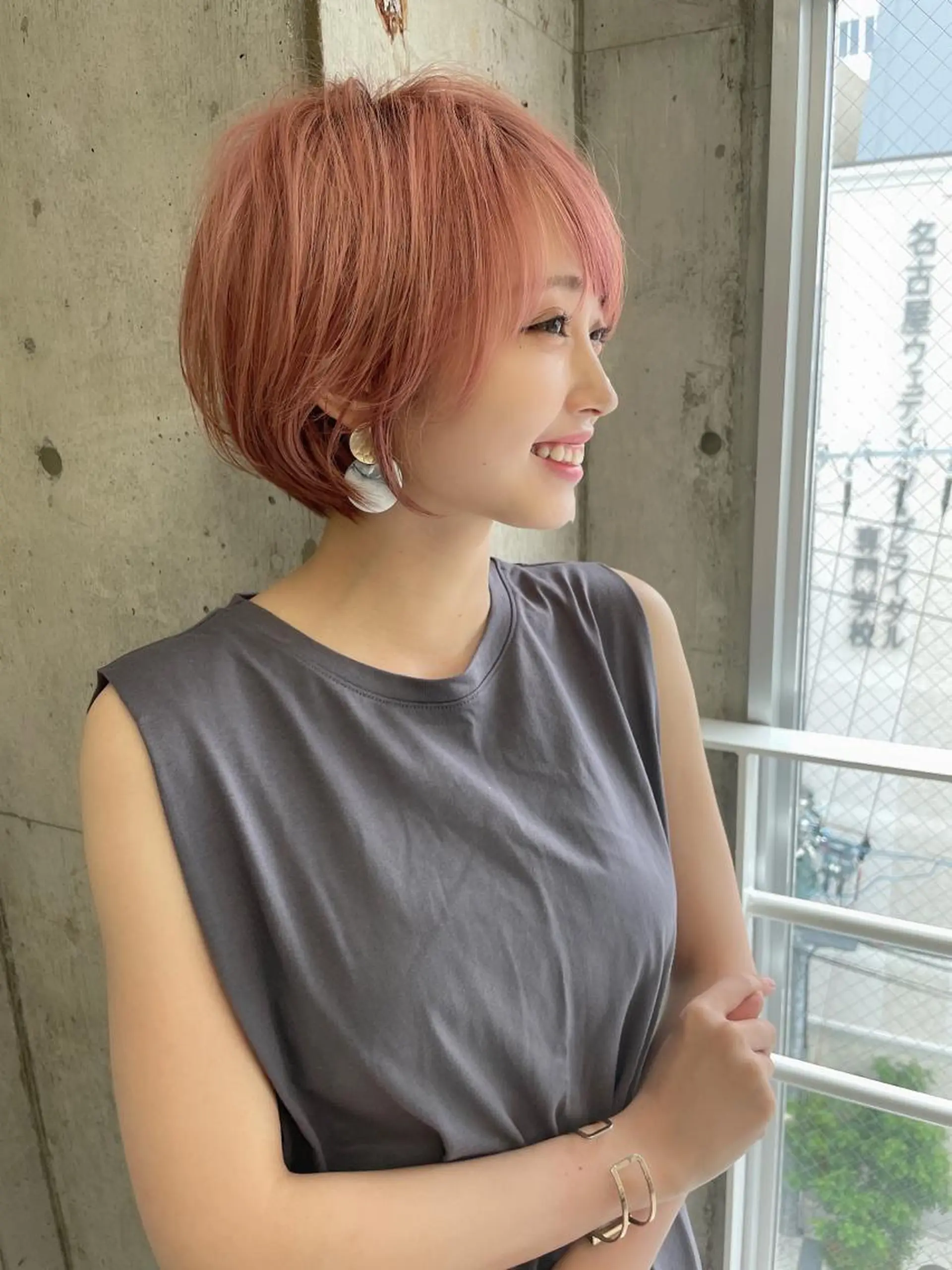 ショート 似合わせカット ショートヘア カット ヘアカラー トリートメント 韓国ヘア/髪質改善 /Harunaのヘアスタイル