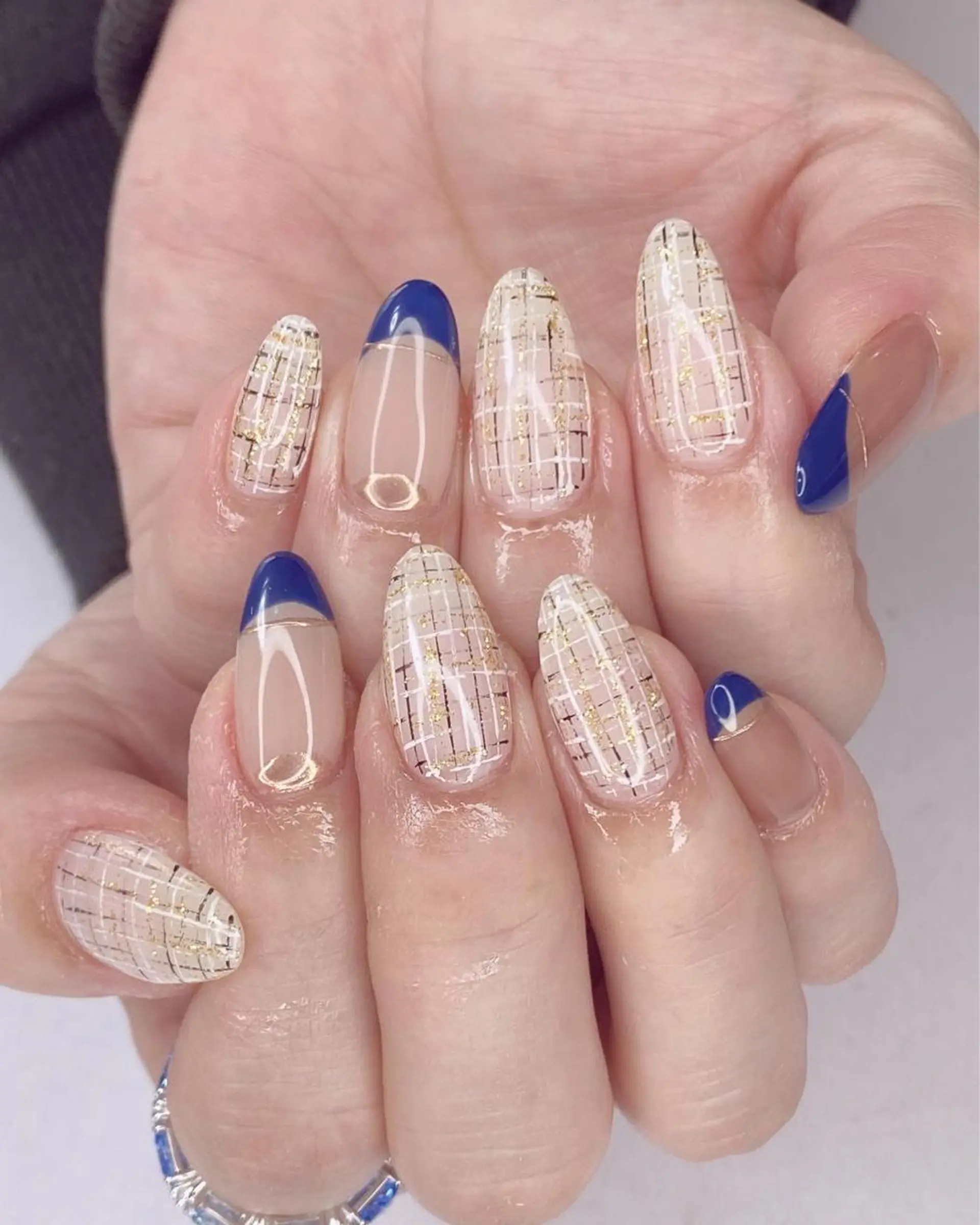 ネイル アニマル柄 アートネイル オーロラネイル 桜ネイル クリアネイル Nail Salon ertiのネイルデザイン