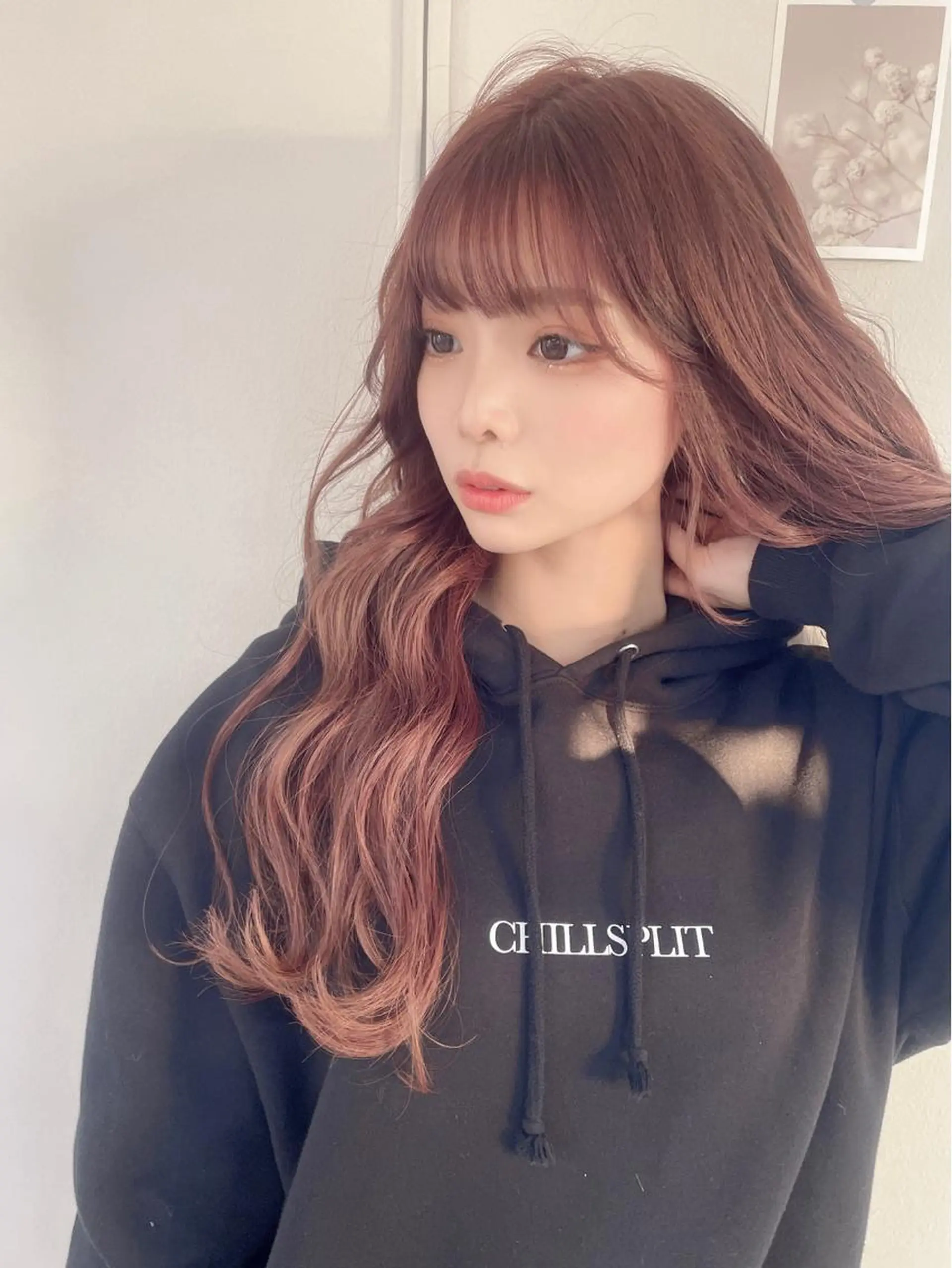 ロング カラー シバタ ショウゴのヘアスタイル