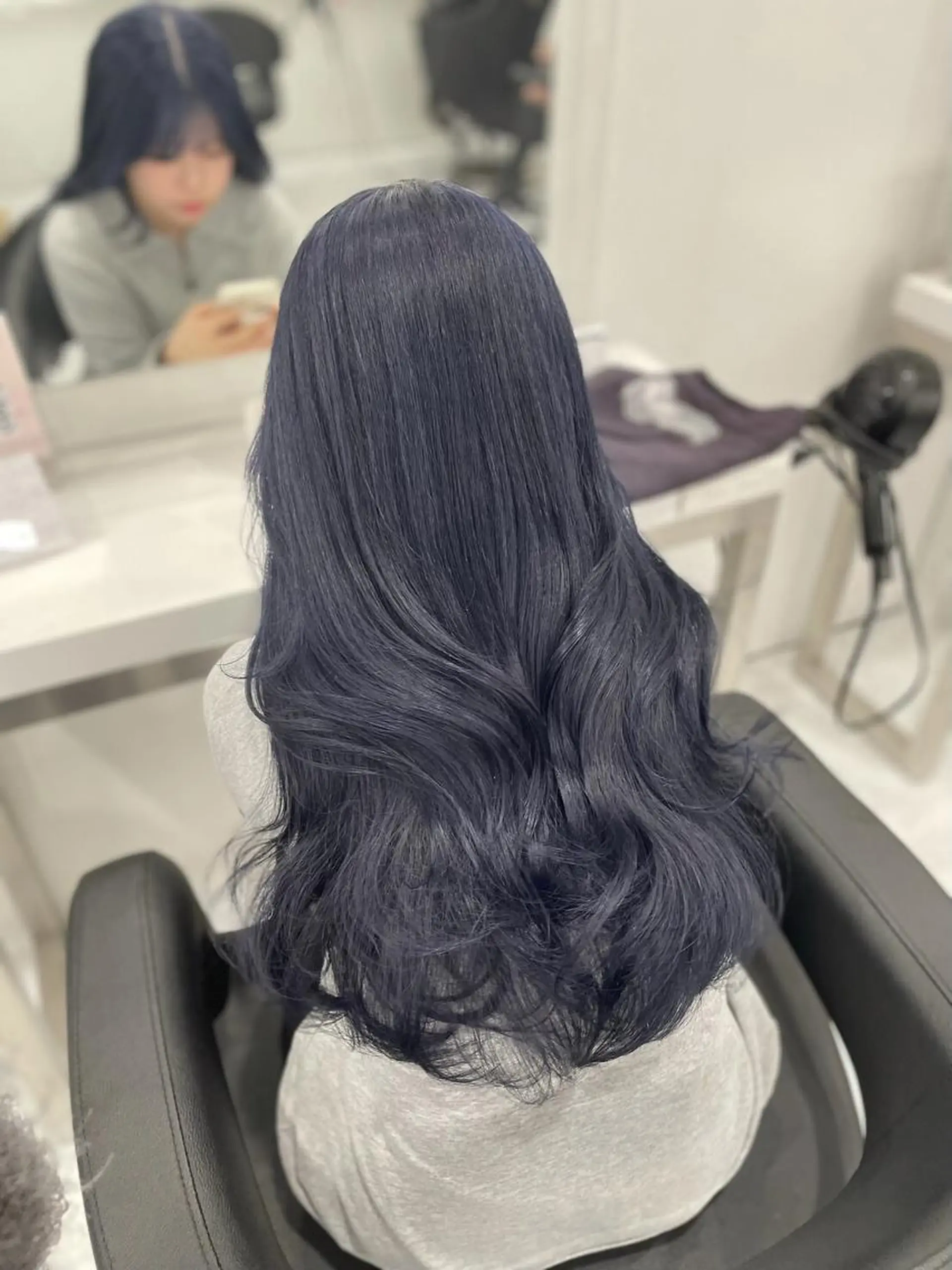 ミディアム 🤍韓国寒色カラー 🤍MADOKAのヘアスタイル
