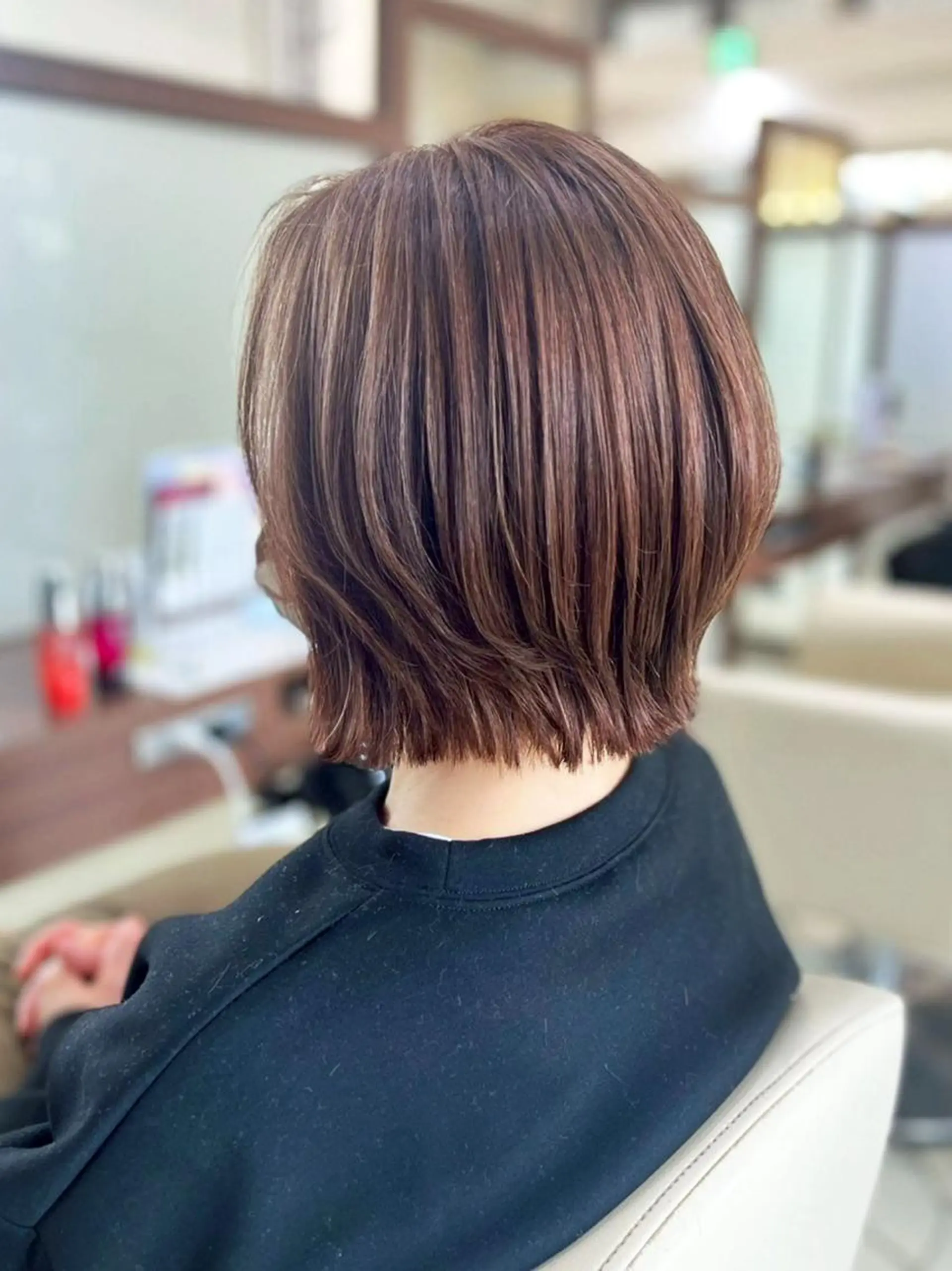ミディアム カラー nao*c北大和店 スタイリスト担当のヘアスタイル