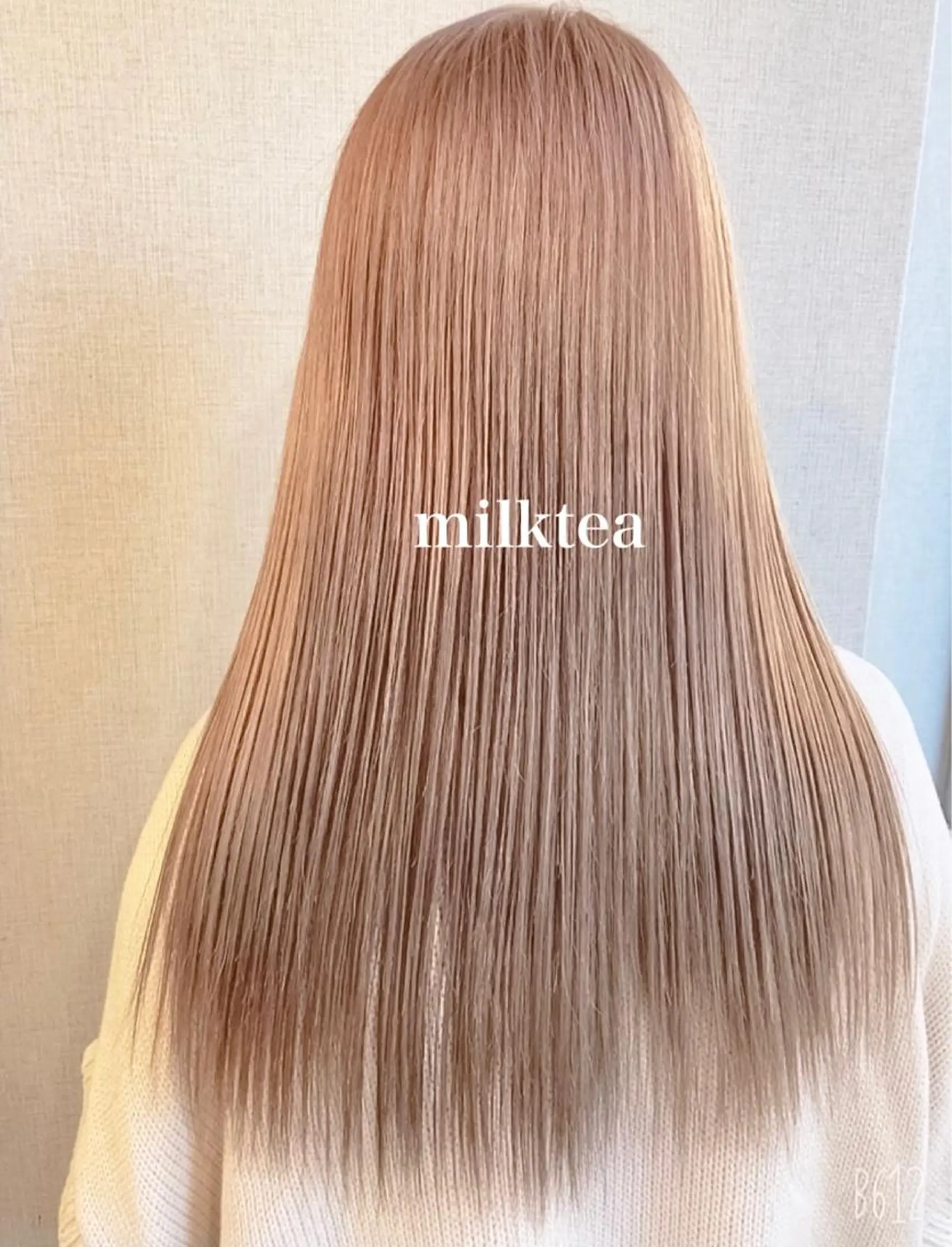 ロング カラー 縮毛矯正 Selenehair 三条本店のヘアスタイル