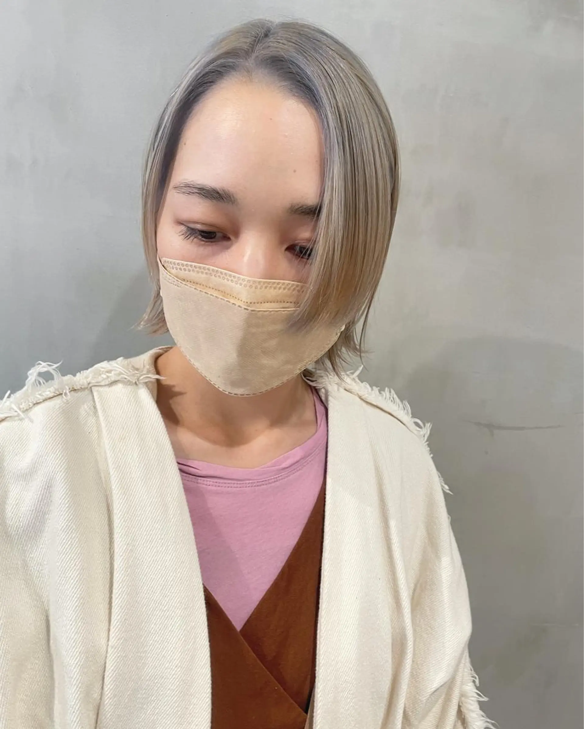 ショート カラー カット ヘアカラー トリートメント 優 作のヘアスタイル