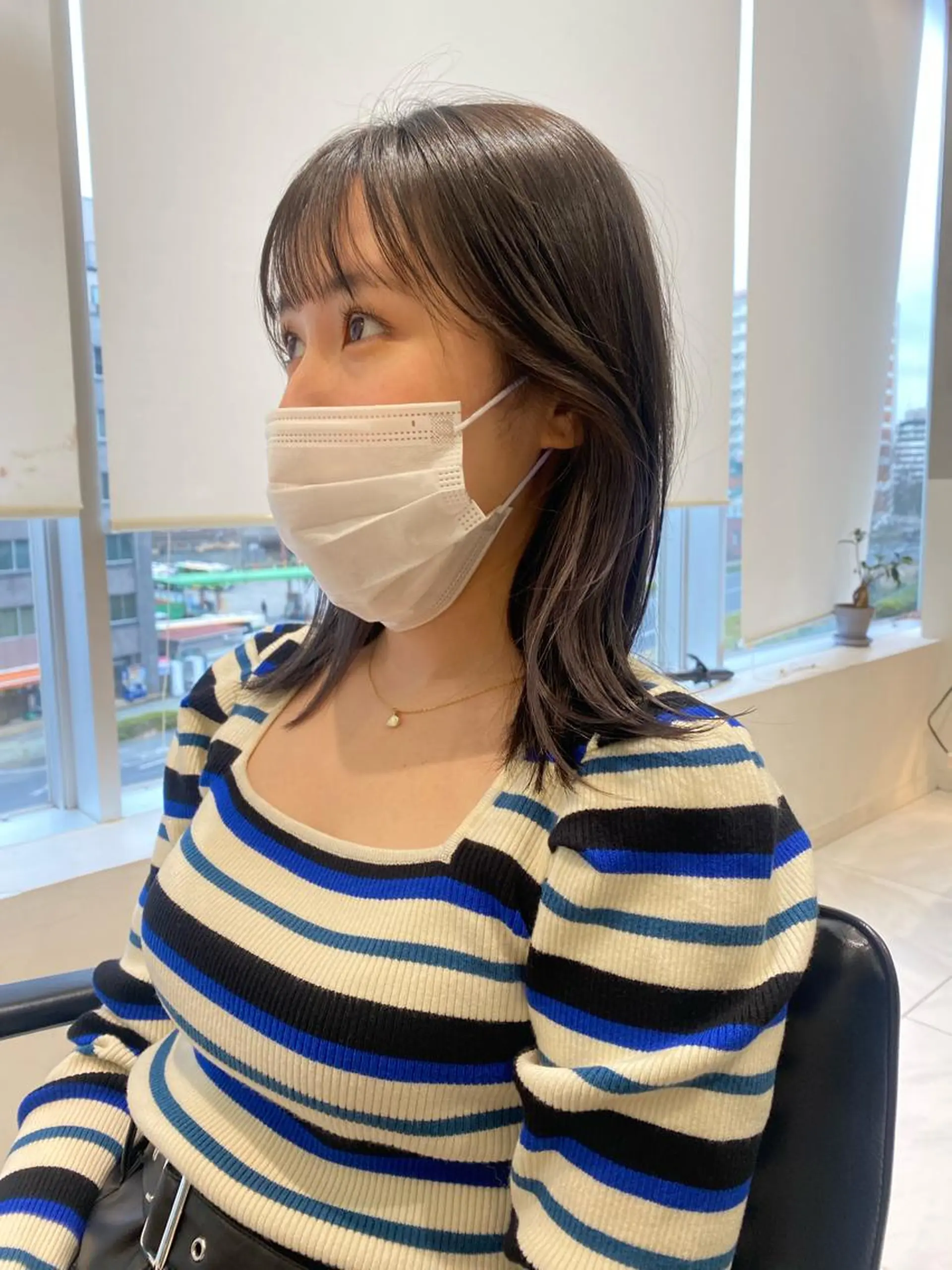 ミディアム 韓国レイヤーカット 🇰🇷mireiのヘアスタイル