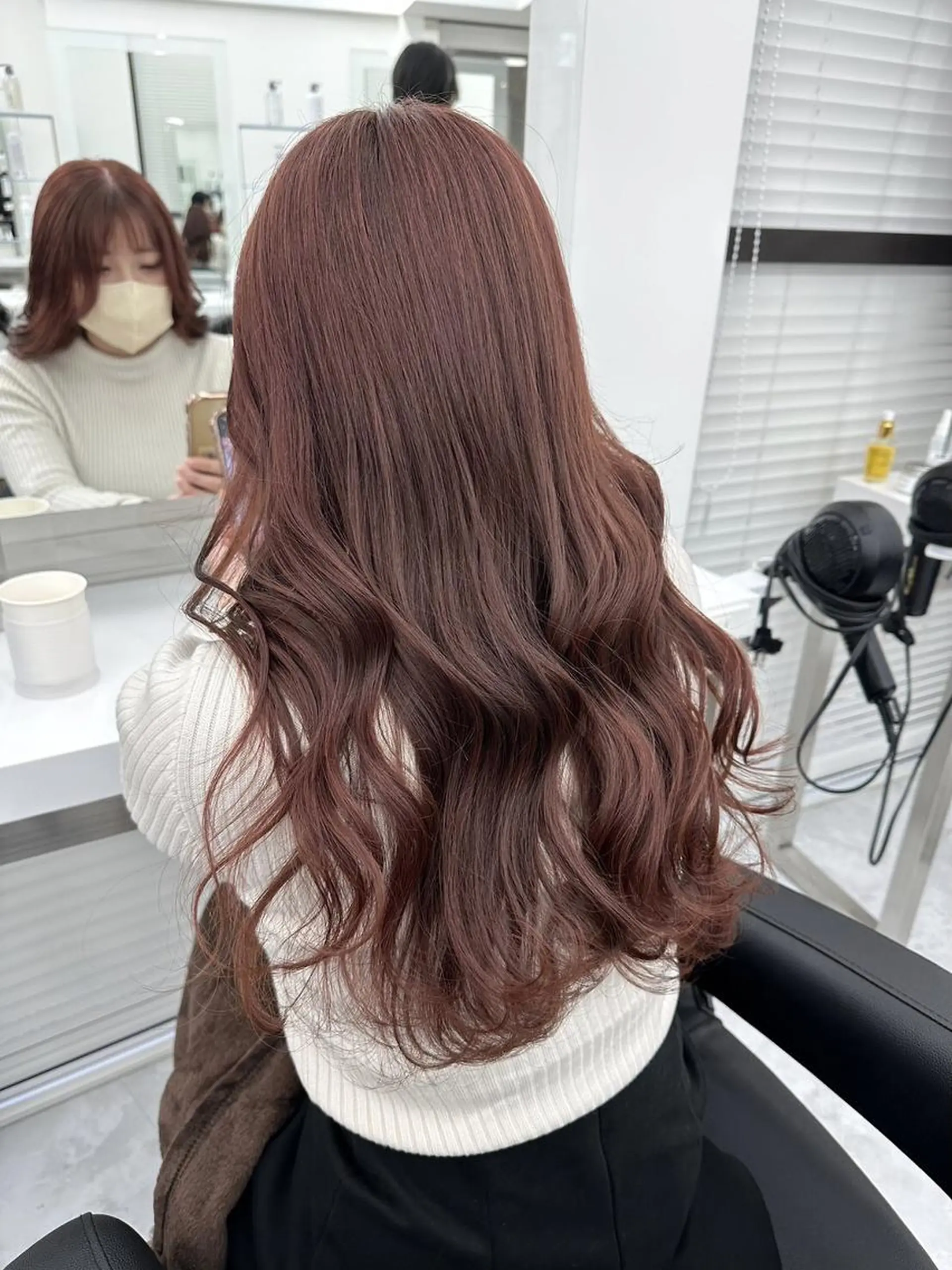 カラー トレンド暖色ヘア♥️ miu♥️のヘアスタイル