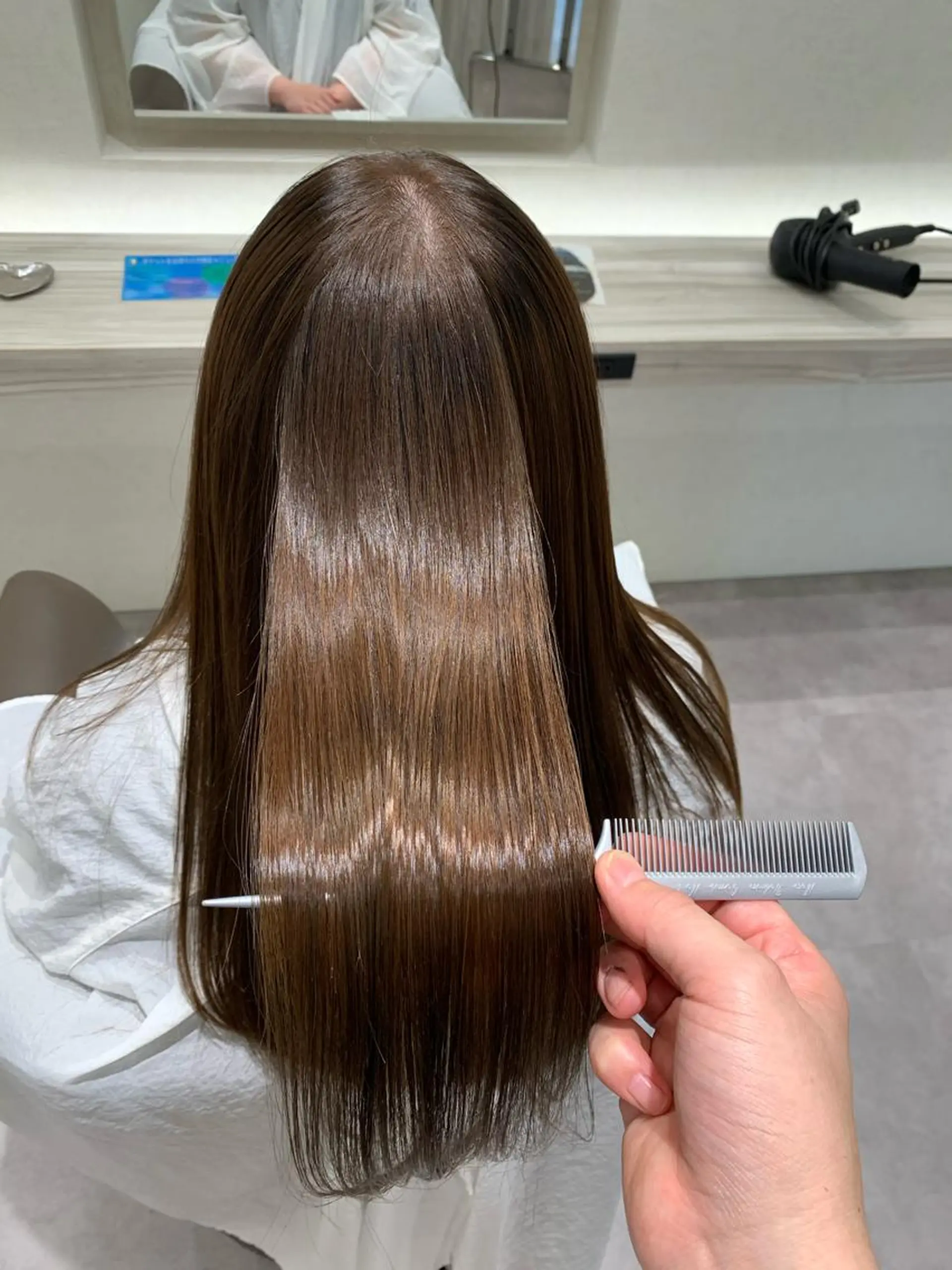 ロング カット 縮毛矯正 トリートメント 縮毛矯正/パーマ EARTH岐阜/髙橋のヘアスタイル
