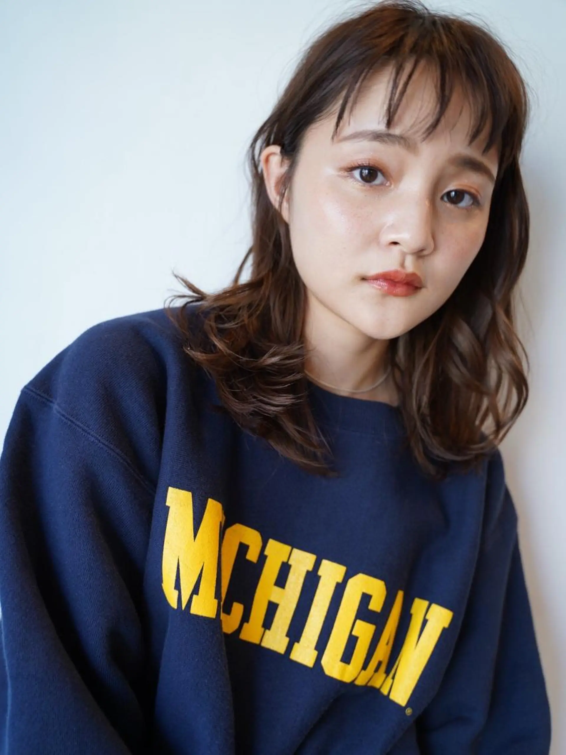 カラー ミディアム ヘアアレンジ ミディアムパーマ アクアカラー ダブルカラー グラデーションカラー ハイライトカラー 💝髪質改善💝_ chlom🌸春🌸のヘアスタイル