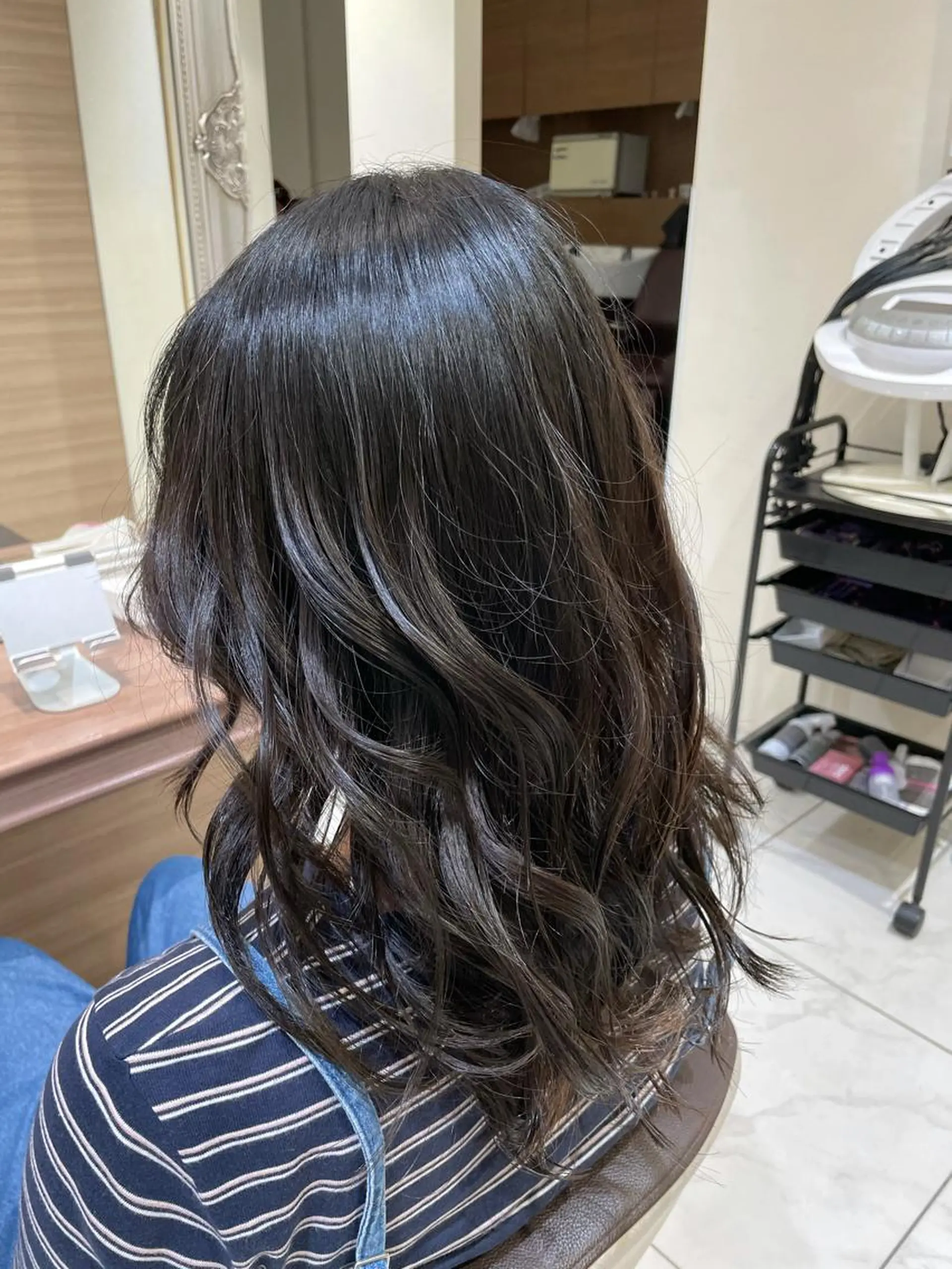 セミロング カラー tint by alo bleach 大阪梅田【ティントバイアロブリーチ】所属・✨武内凌太✨ カットモデル募集のヘアスタイル