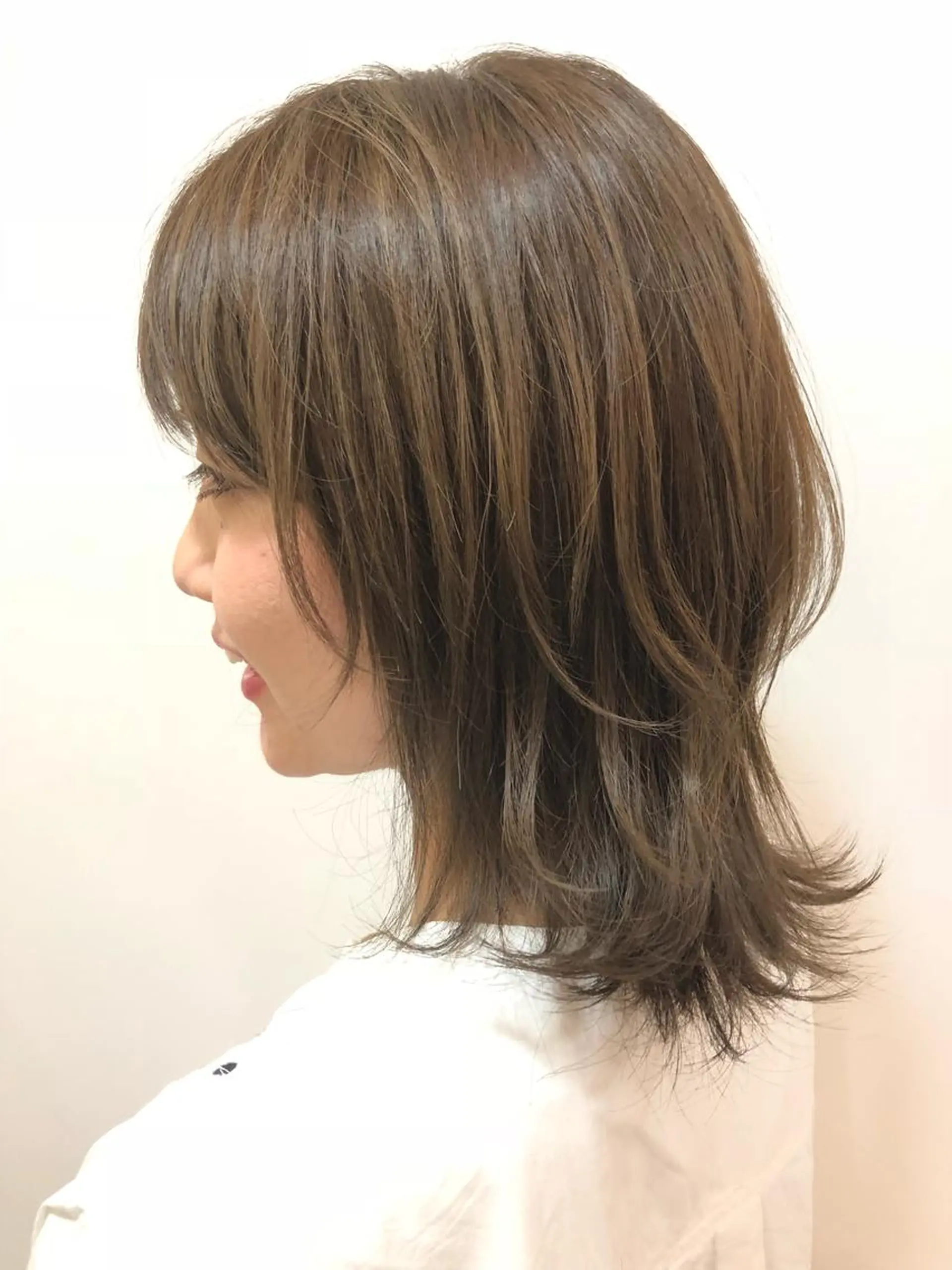 ミディアム カラー パーマ ボブ 高橋 隆一のヘアスタイル