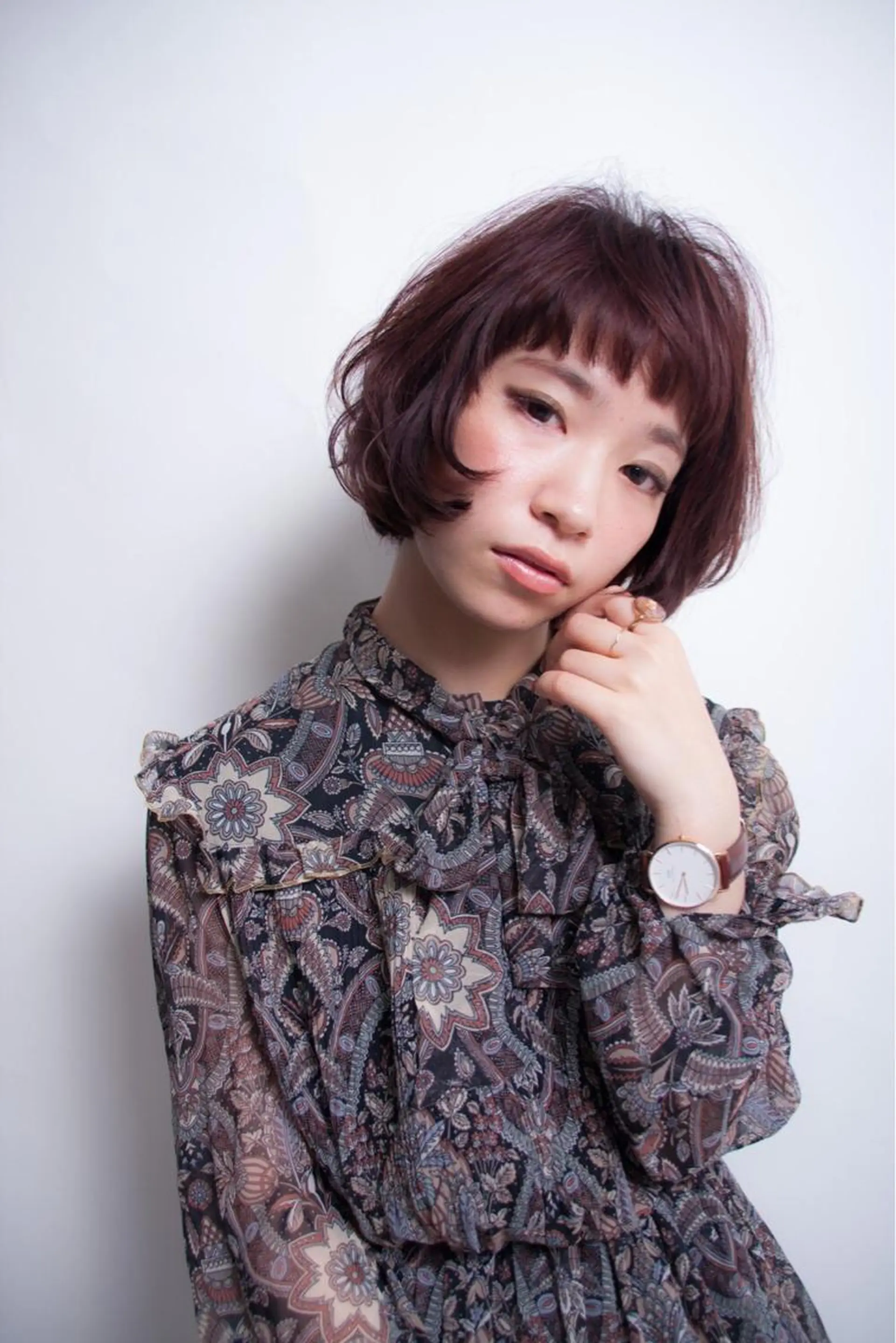 ミディアム カラー RESBORN所属・長岡 大偉のヘアスタイル