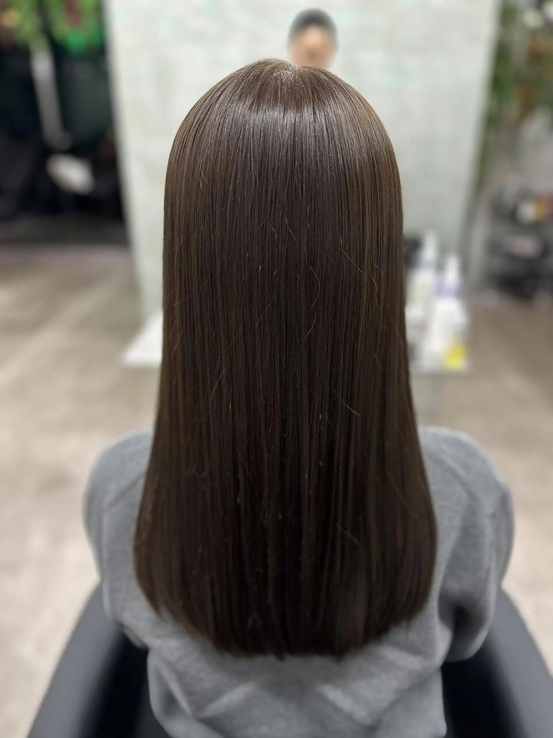 セミロング 縮毛矯正 トリートメント 💚Forest Mirror💚のヘアスタイル