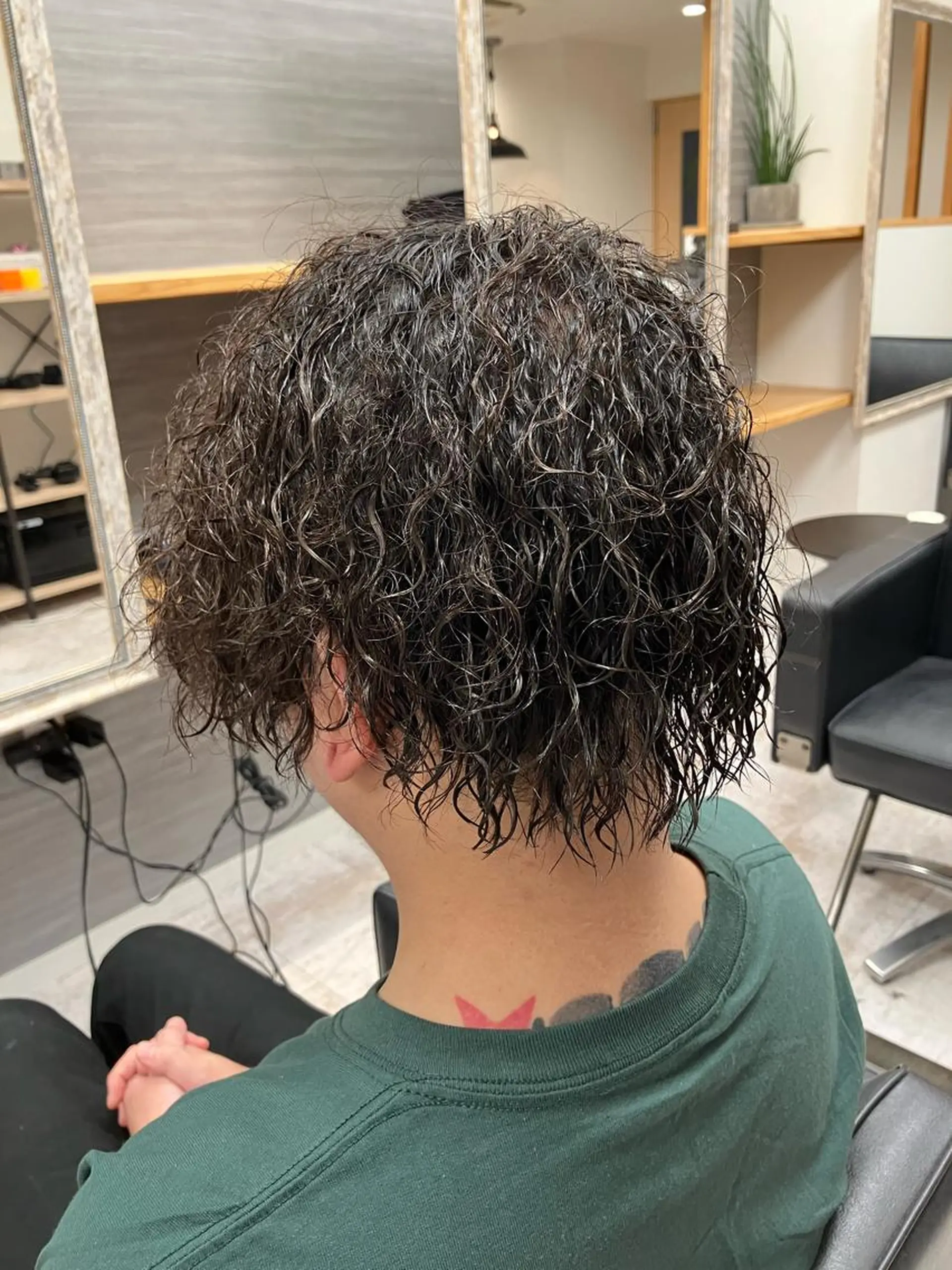 ミディアム パーマ メンズ カット パーマ メンズ特化/パーマ/ フェードWATARUのヘアスタイル