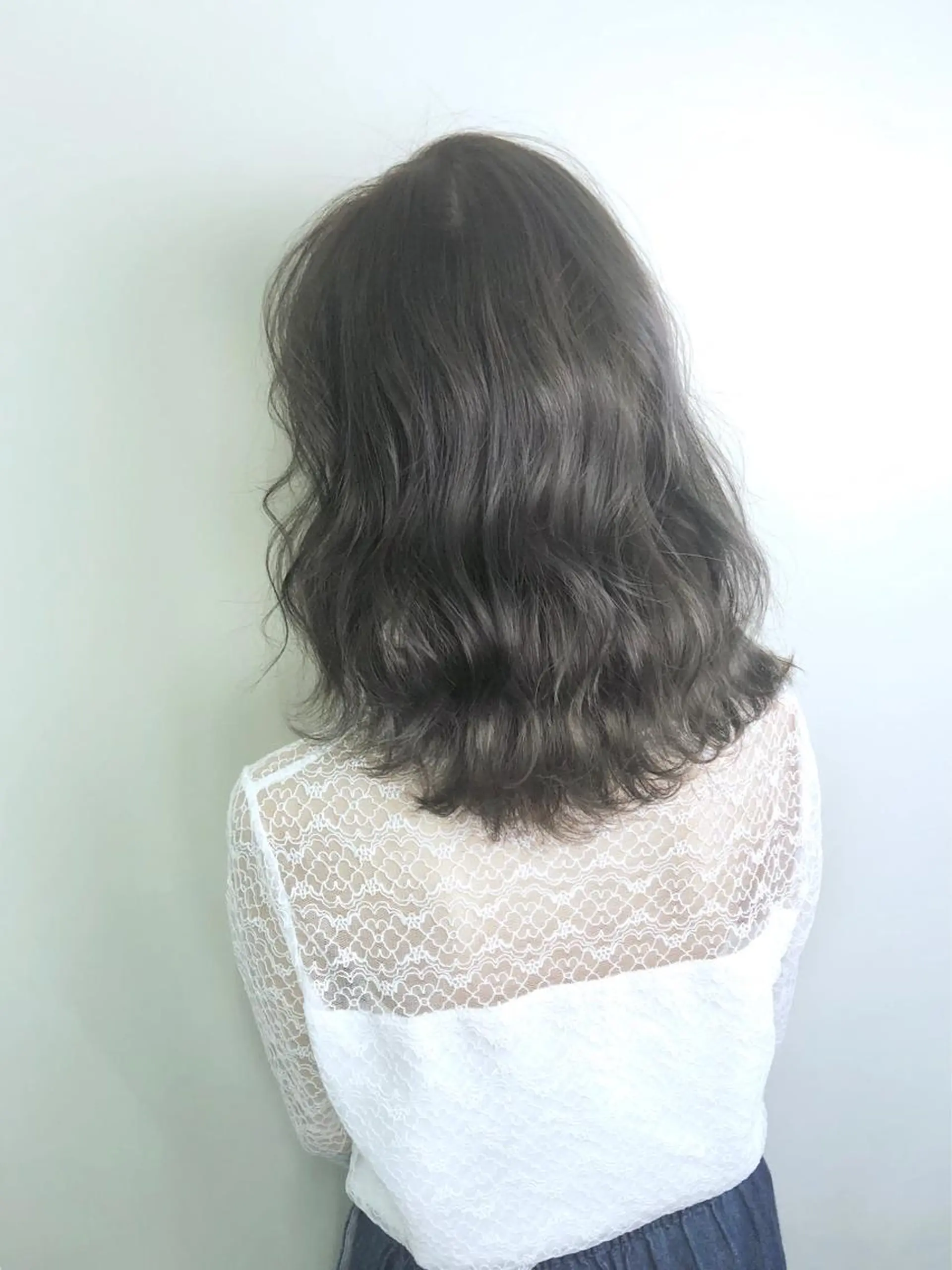 ミディアム カラー グレージュ 外国人風カラー カット トリートメント _WHITE高槻所属・_WHITE高槻店 yusukeのヘアスタイル