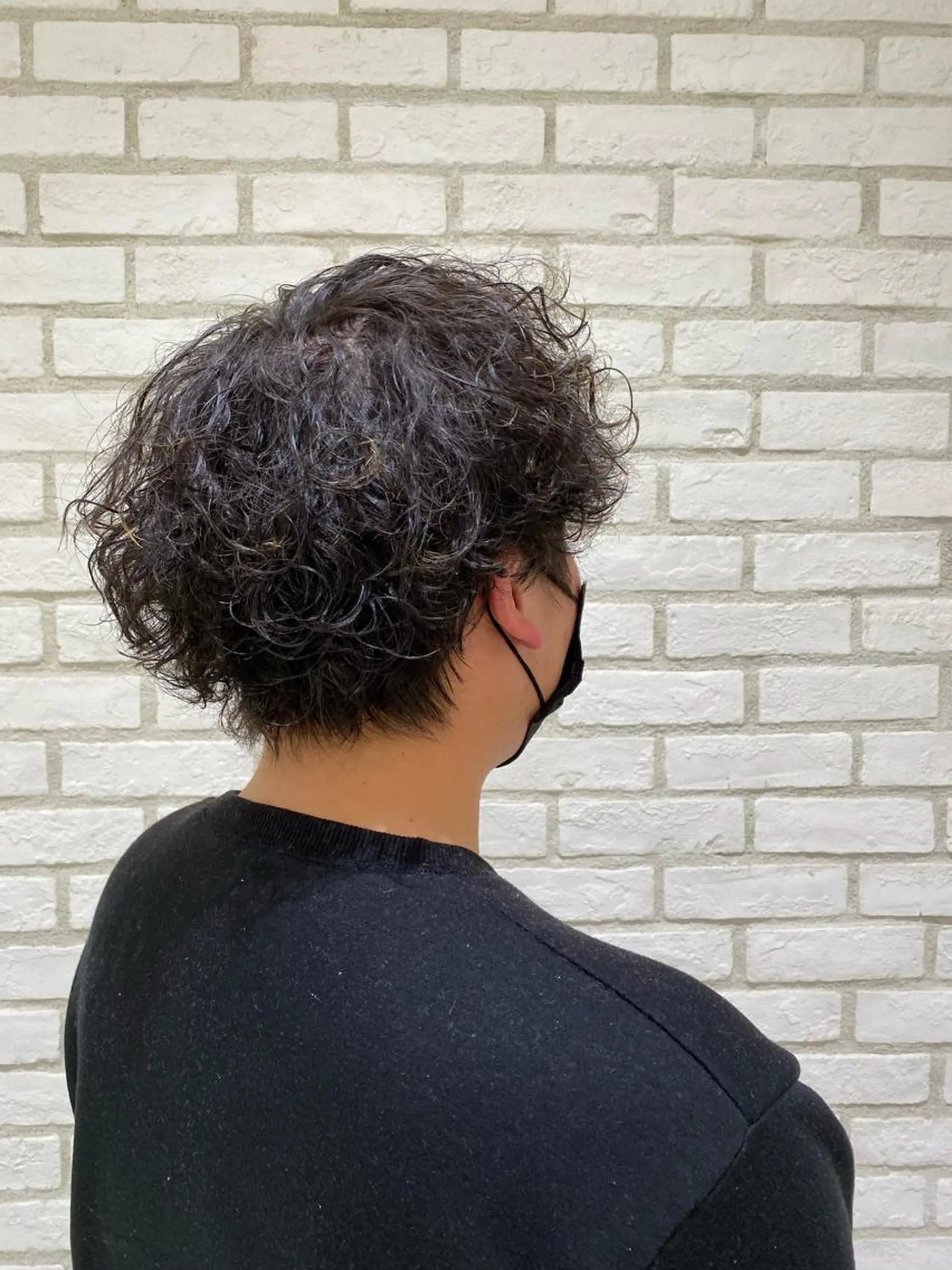 パーマ メンズ メンズパーマ スパイラルパーマ カットモデル募集中 松原京のヘアスタイル