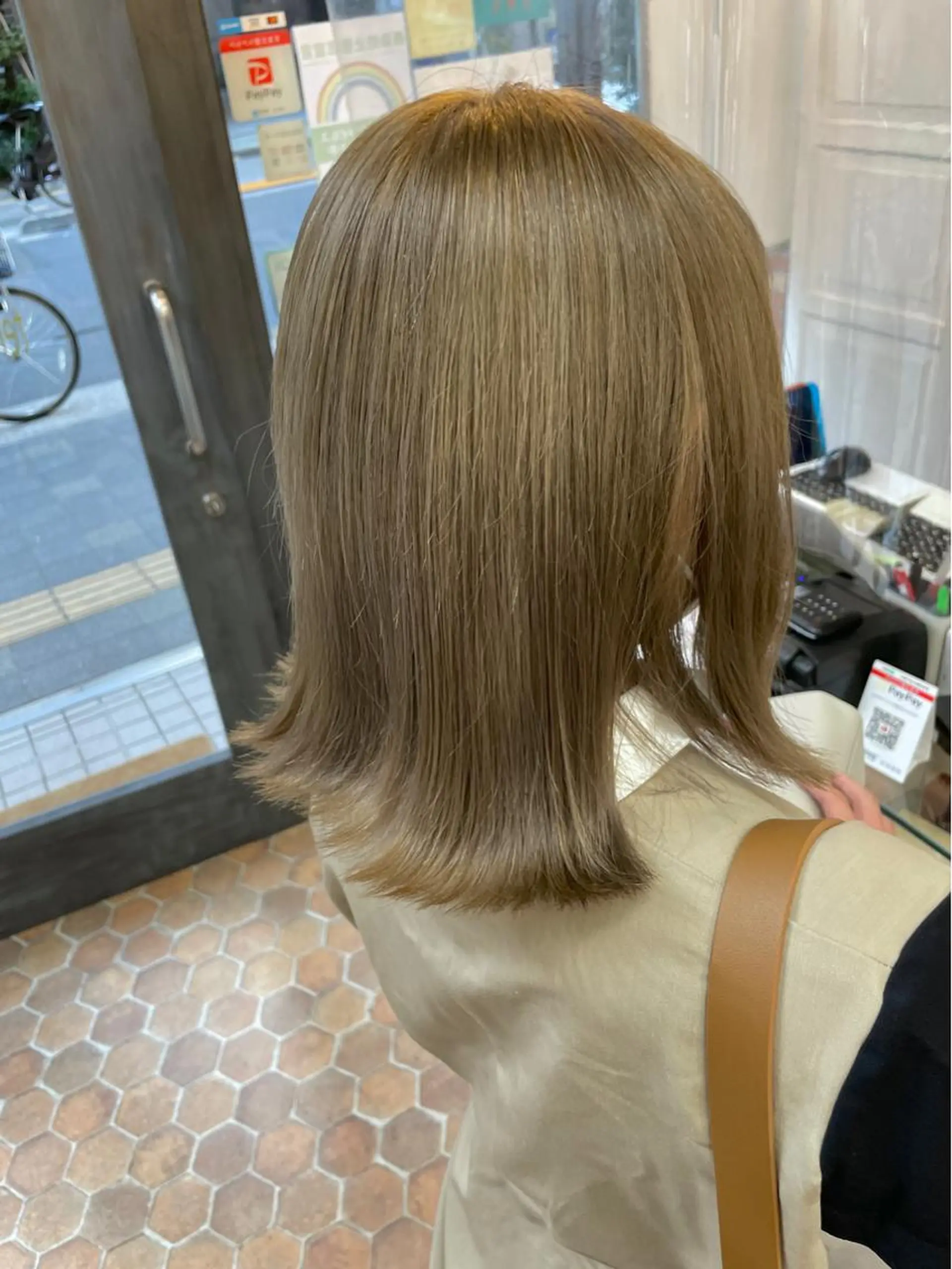 ミディアム カラー メンズパーマ 本多のヘアスタイル