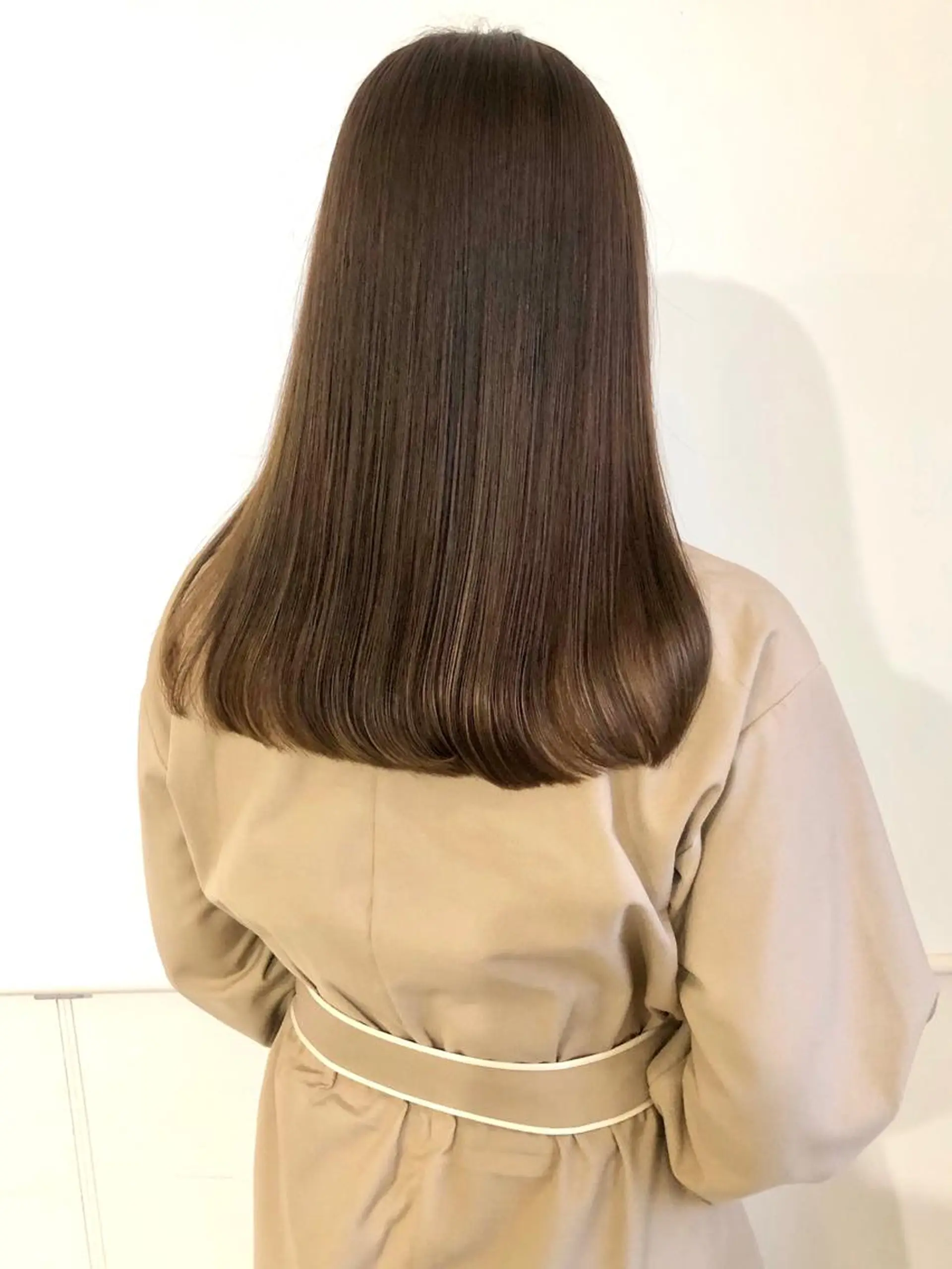 ロング カラー ベージュカラー ロング カット ヘアカラー GO TODAY  SHAiRE SALON岡山所属・Sana/ 耳ツボ/インナーのヘアスタイル