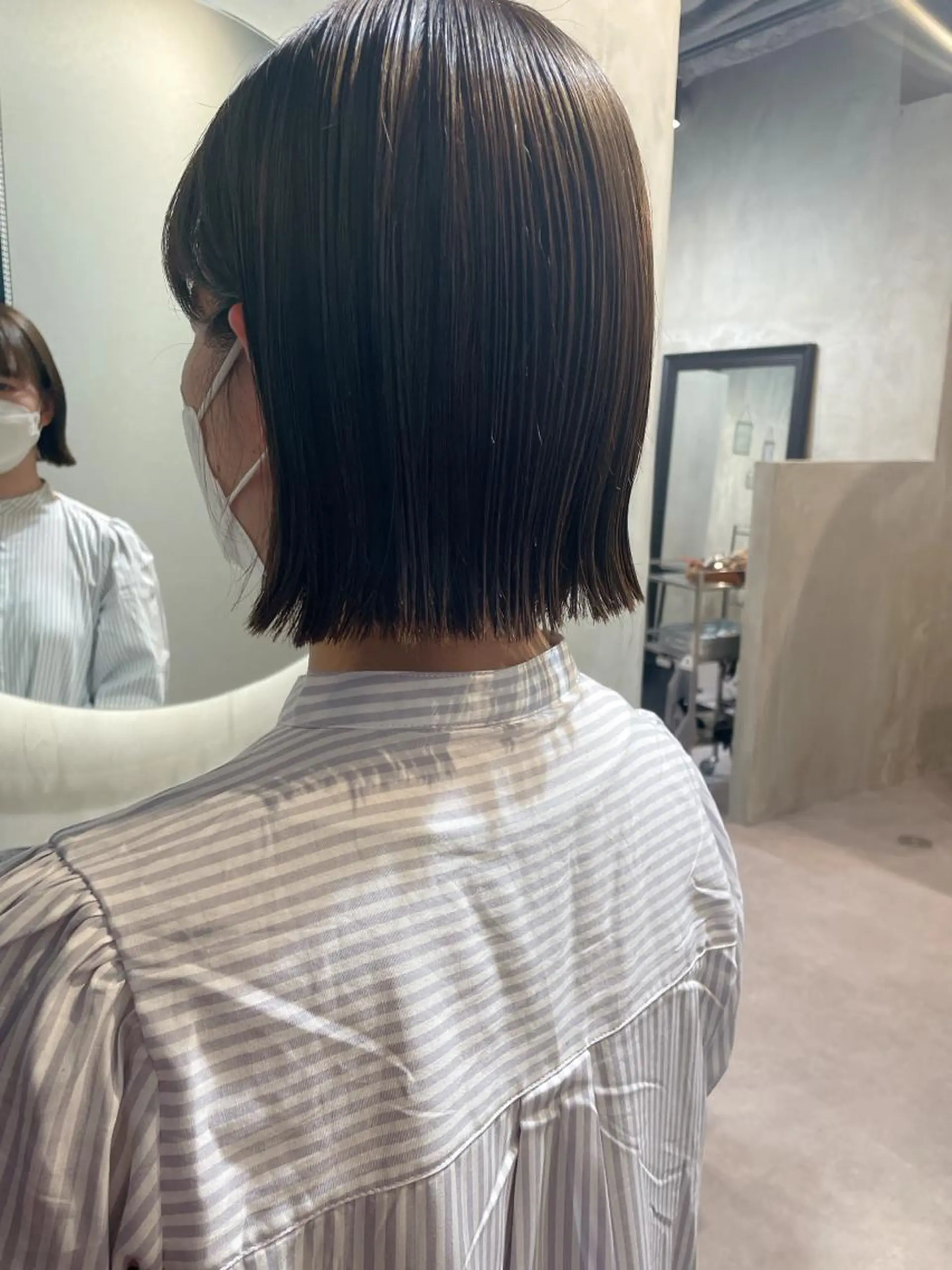 ショート カラー ボブ カット ヘアカラー トリートメント ヘアセット ヤマモト マイのヘアスタイル