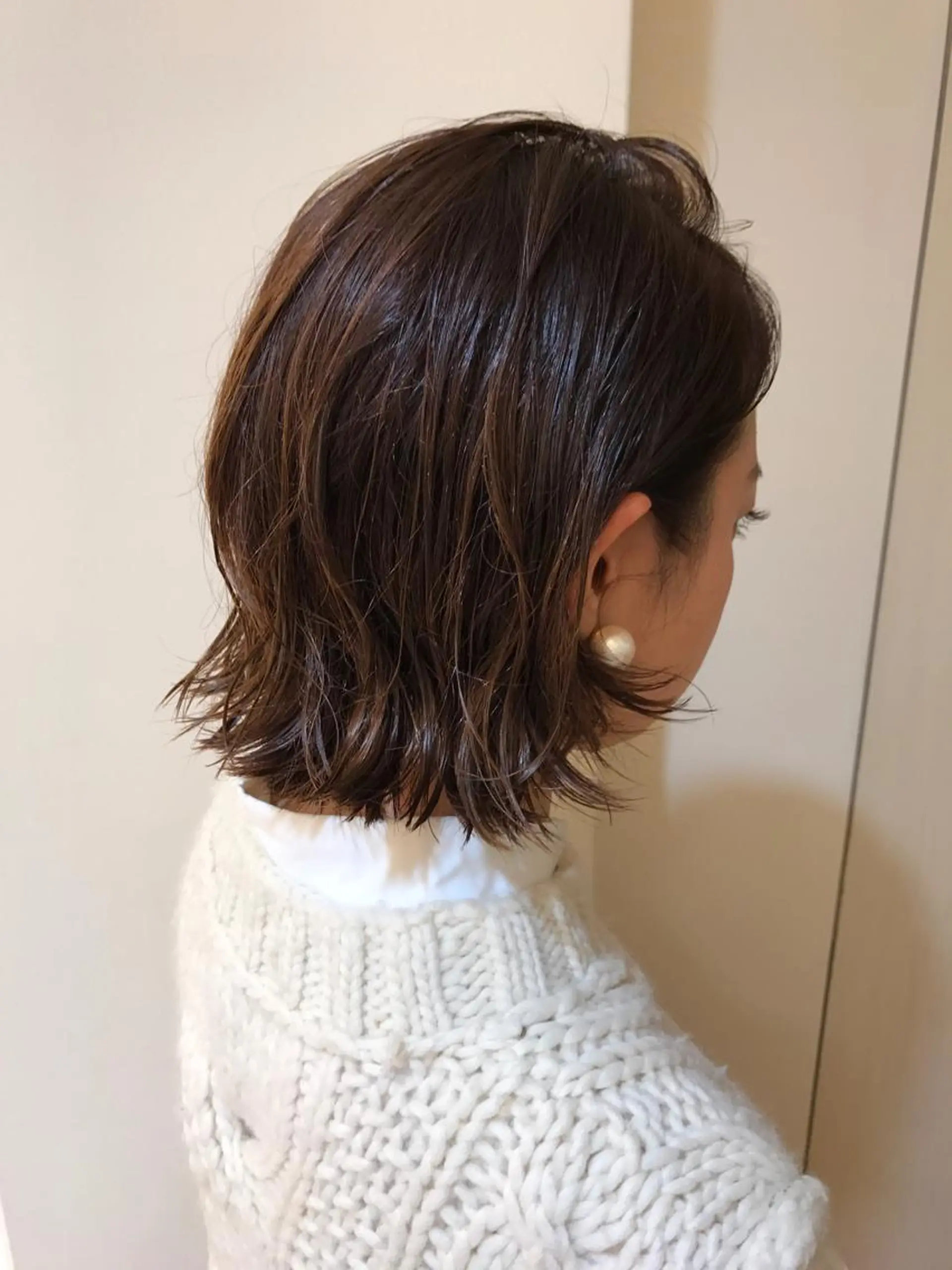ショート ミディアム カラー イルミナカラー ボブ 外ハネヘア ReMix 新宿店所属・タジマ ヤスヒサのヘアスタイル