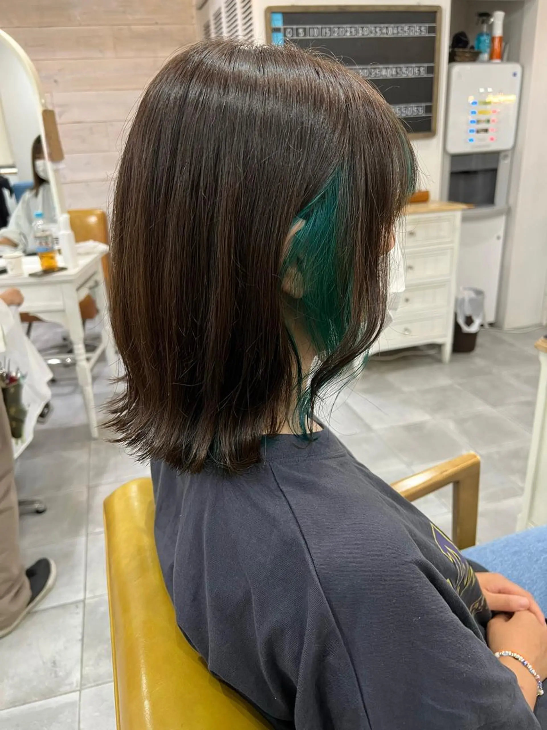 ミディアム SHIAN立川 及川望のヘアスタイル