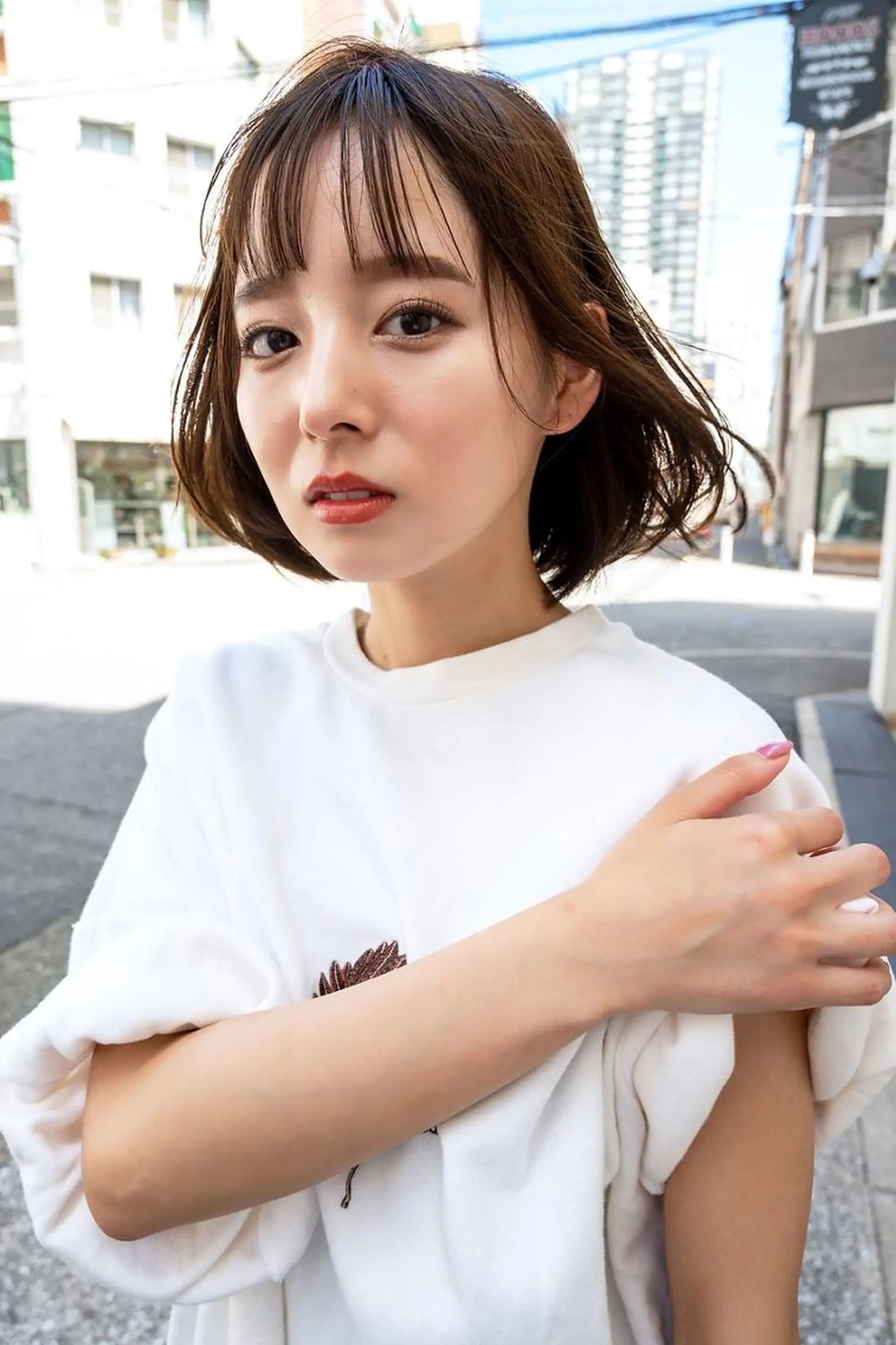 ミディアム カラー カット ヘアカラー トリートメント ANGELICA LABO 梅田店のヘアスタイル