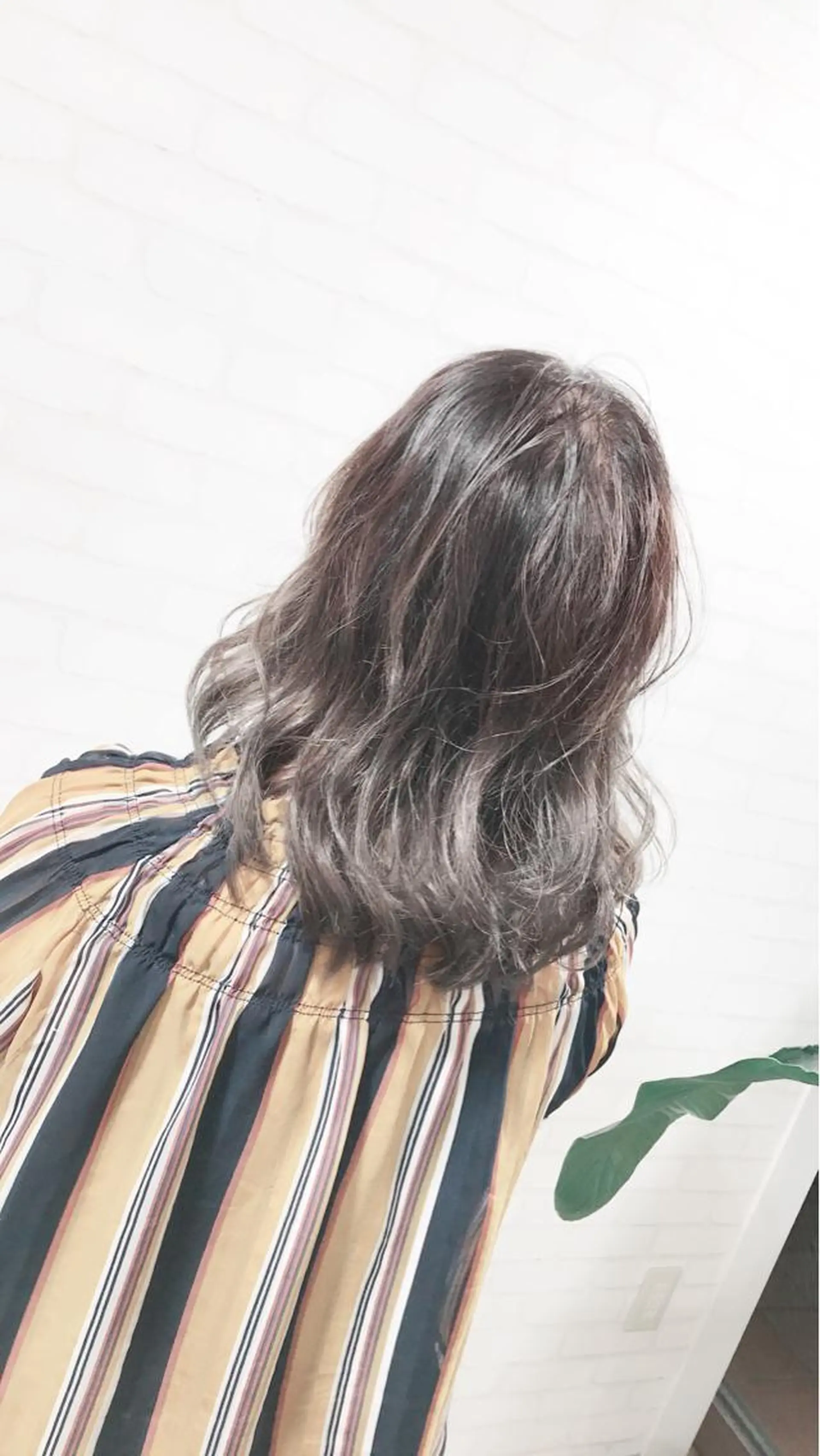 ロング アッシュ Selene hair OSAKAのヘアスタイル