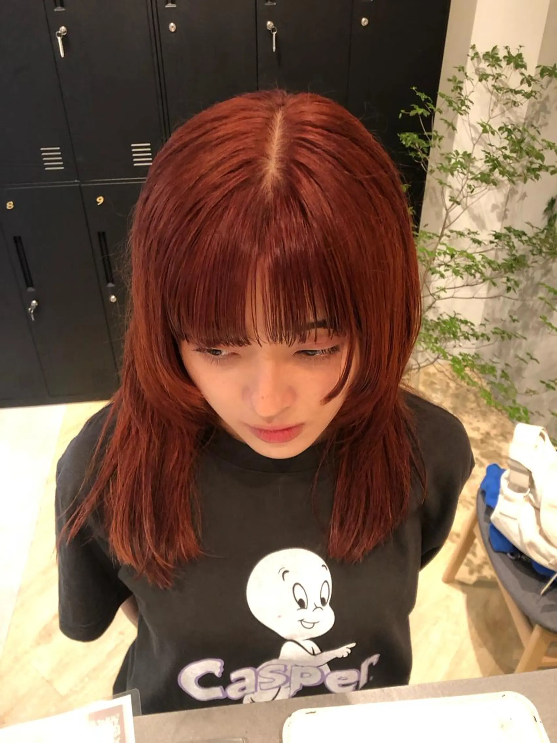 ミディアム ヘアカラー パーマ/ボブ 似合わせヘア/ショウのヘアスタイル