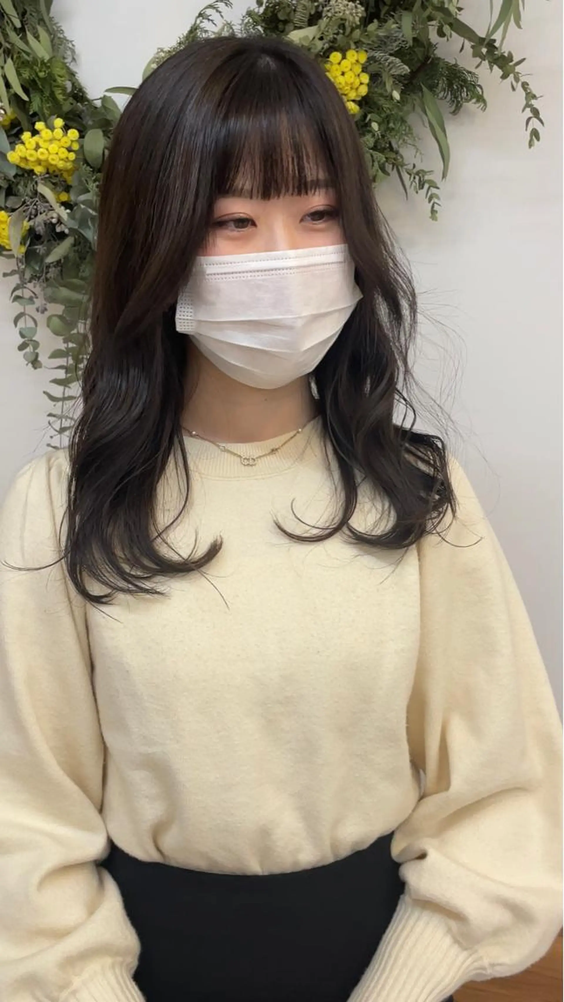 ロング 仙台ブリーチカラー デザインカラーあすかのヘアスタイル