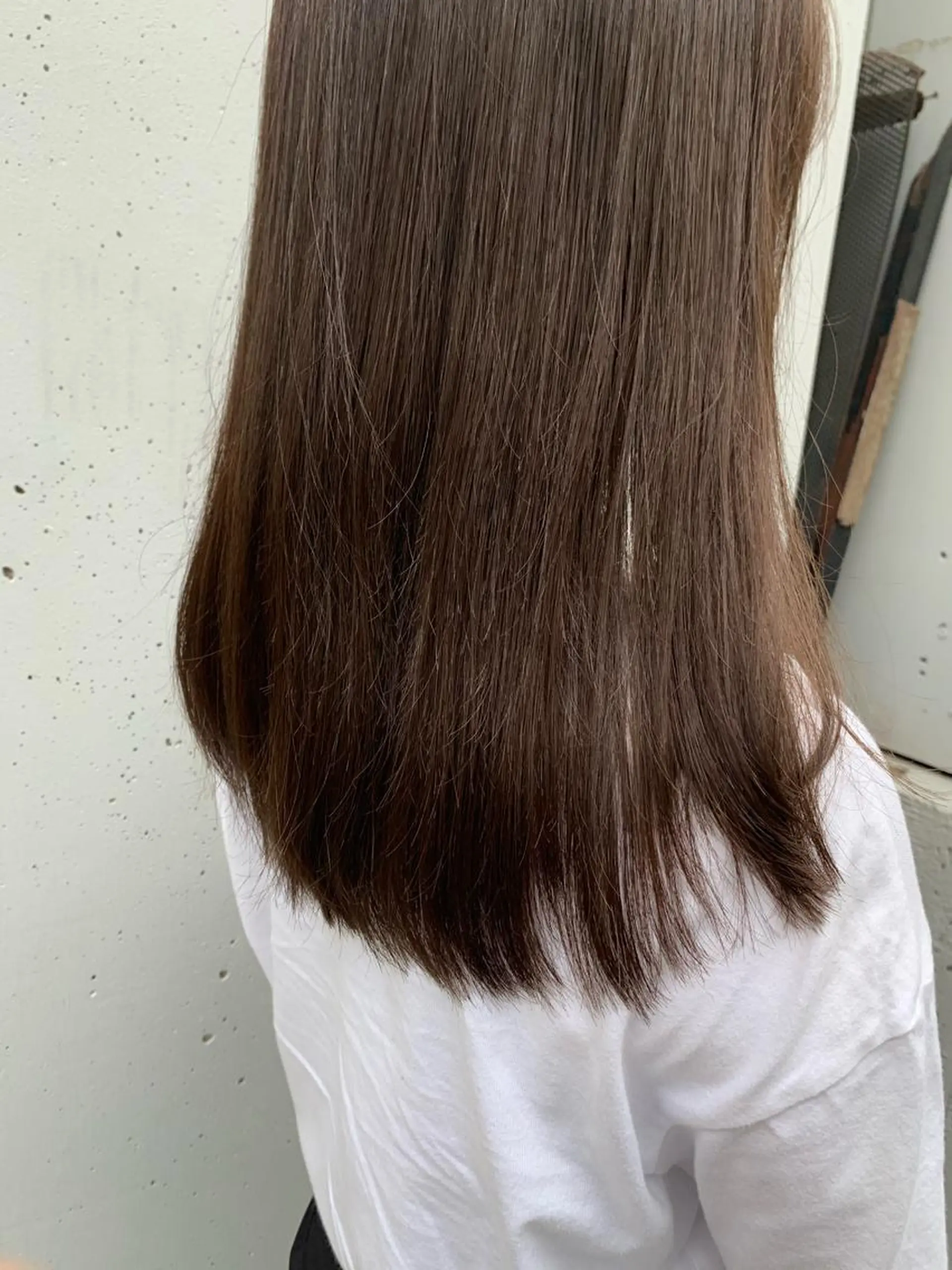 セミロング カラー ベージュカラー 透明感カラー 似合わせカラー🫶 小川千波のヘアスタイル