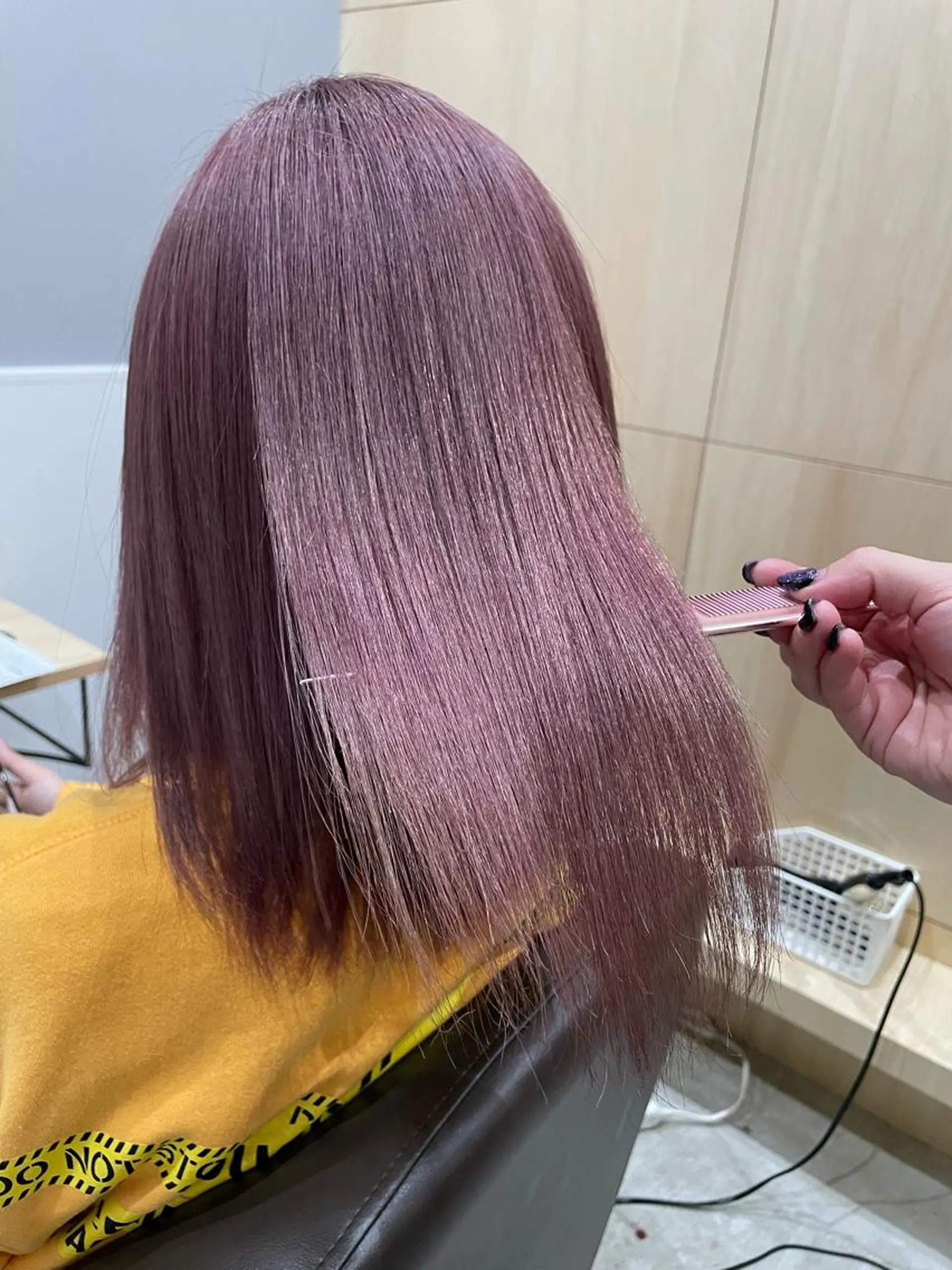 ミディアム カラー ヘアカラー トリートメント miloc那覇 MIKUのヘアスタイル