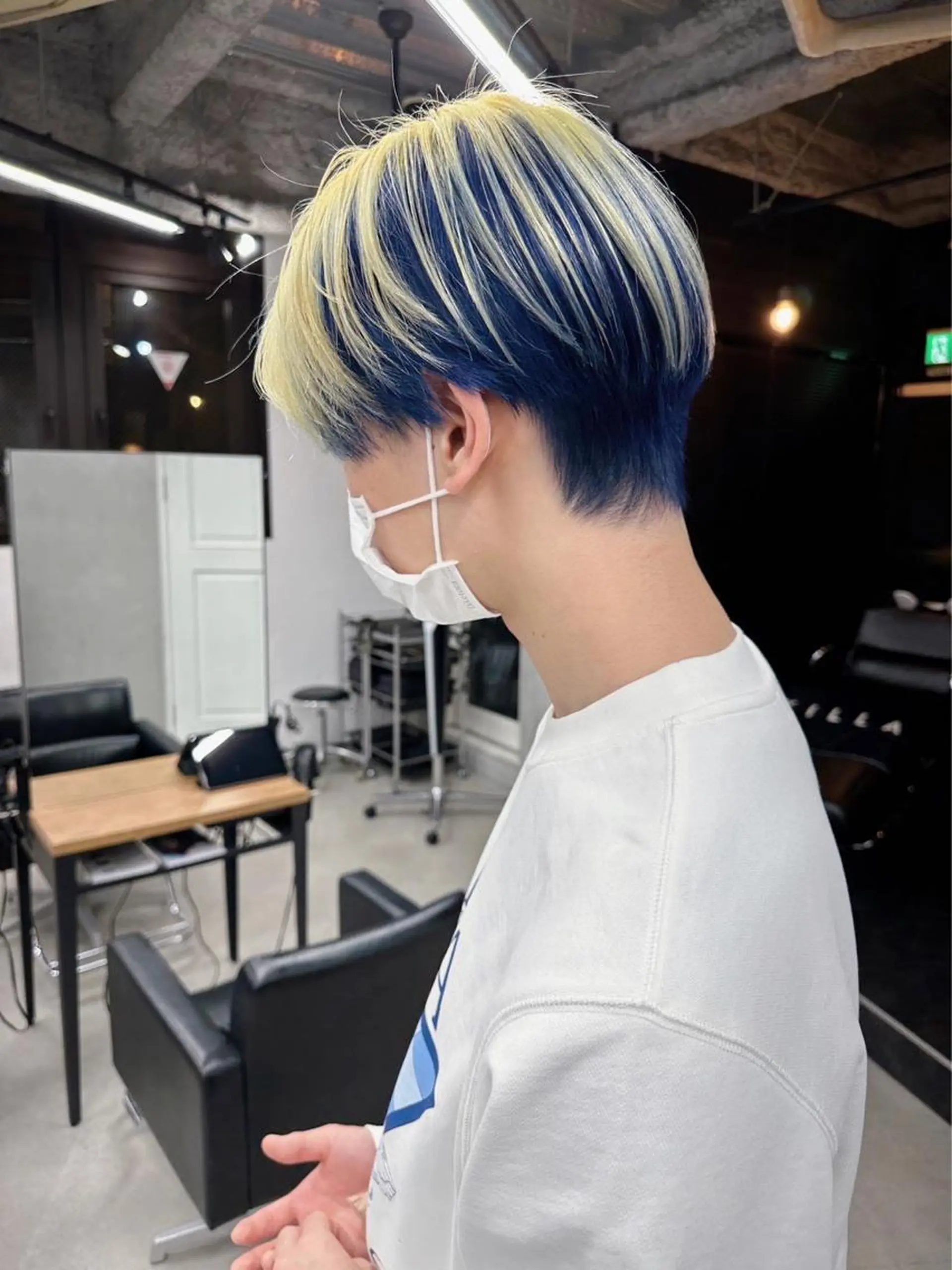 ショート カラー メンズ カット 🧸艶々韓国ヘア 🧁mizunaのヘアスタイル