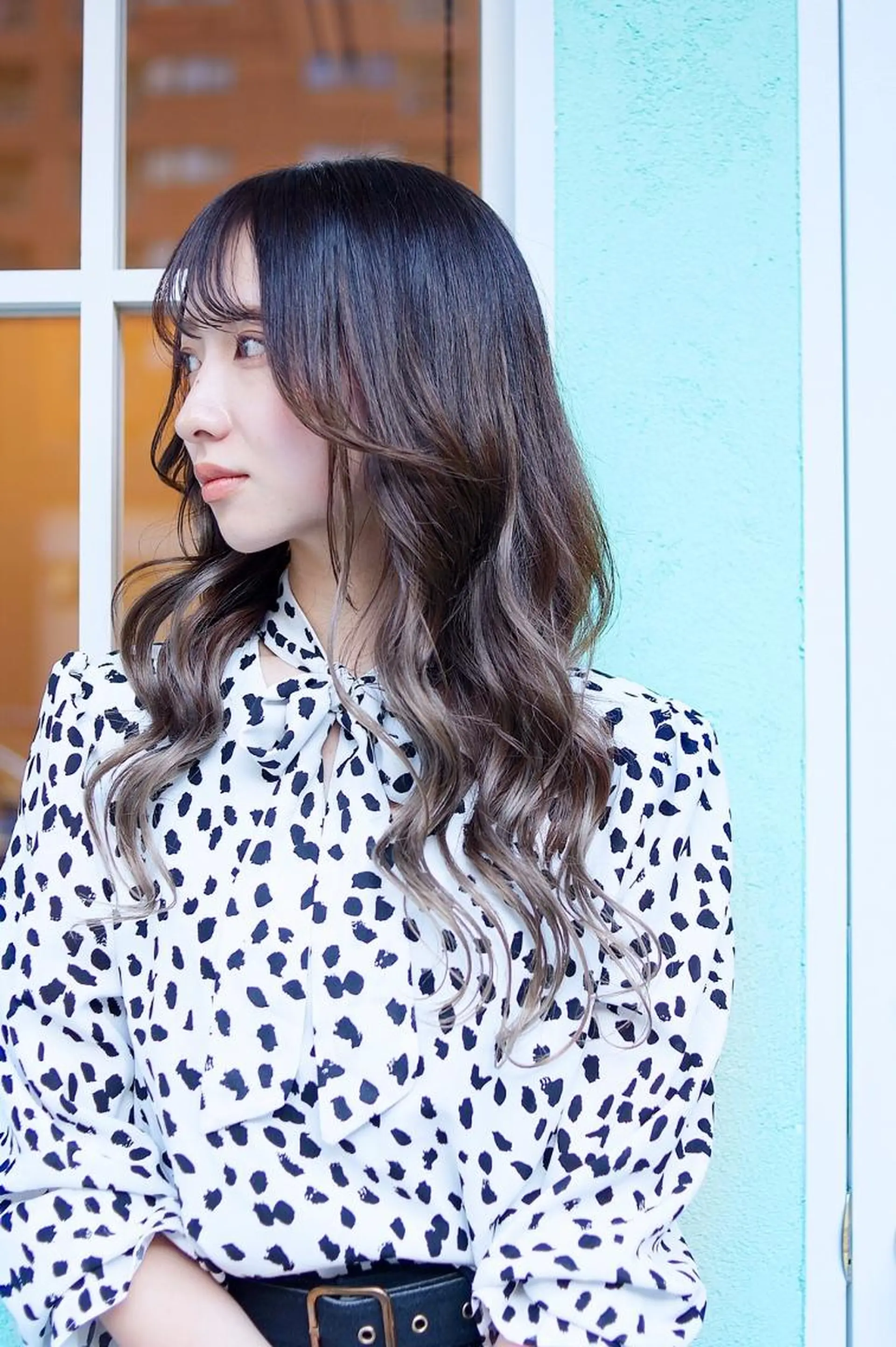 ミディアム UP-PU ART  HAIRのヘアスタイル